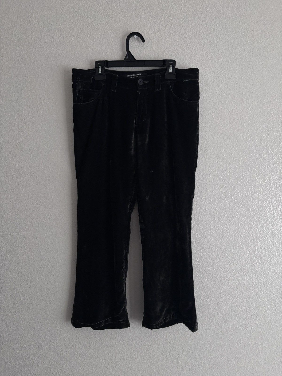 Junya Watanabe AD2002 Junya Watanabe Velvet Capris Size US 30 / EU 46 - 1 Thumbnail