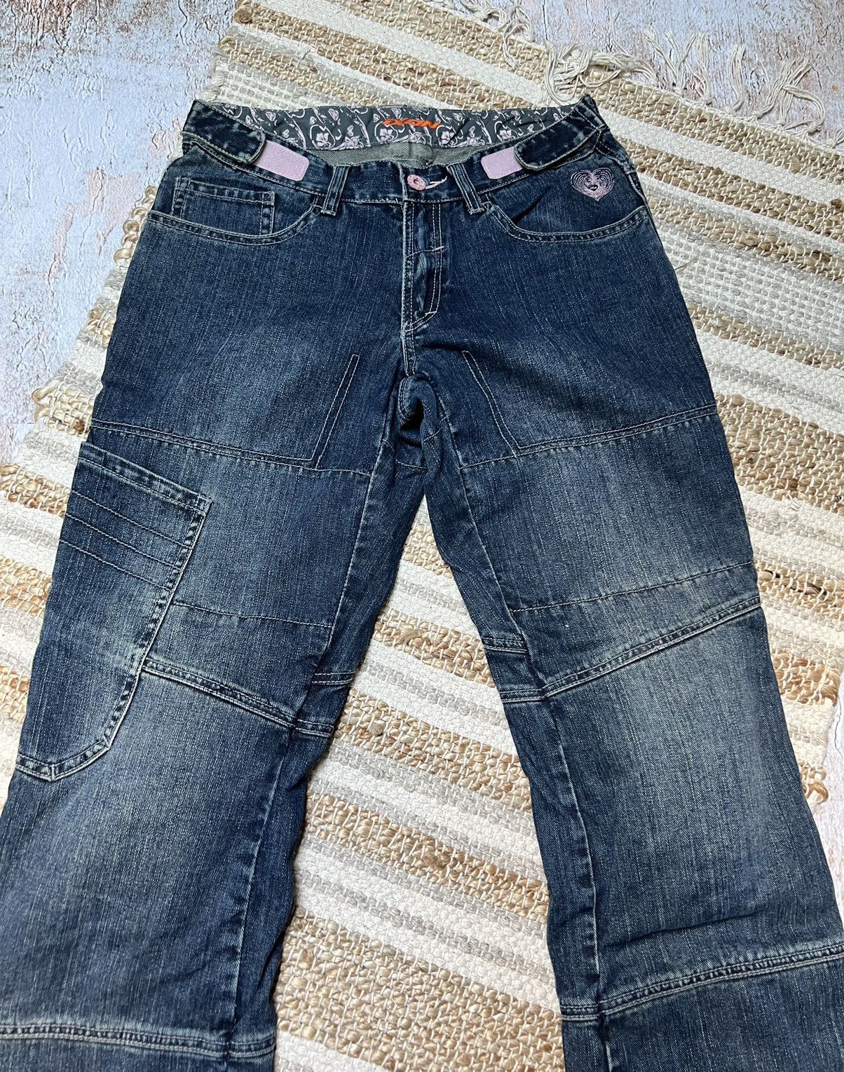 Japanese Brand Vintage Japanese biker denim jeans Size US 30 / EU 46 - 3 Thumbnail