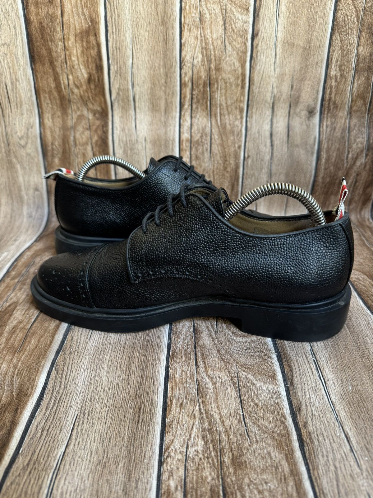 Designer × Thom Browne Pebble grain lightweight rubber sole derby Size US 7 / EU 40 - 11 Thumbnail
