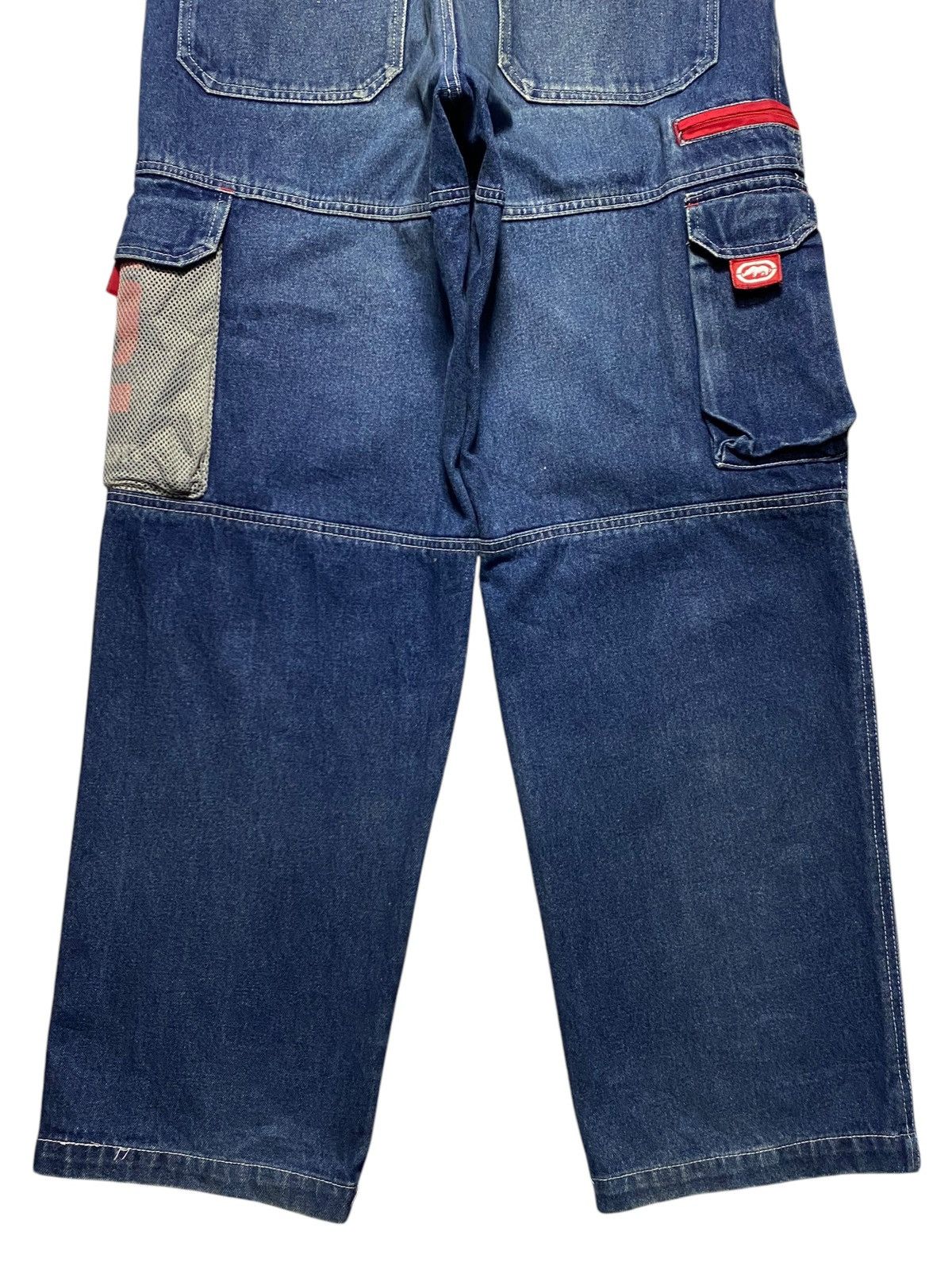 Ecko Unltd. Vintage Ecko Function Super Baggy Cargo Like Jnco Jeans Size US 33 - 7 Thumbnail