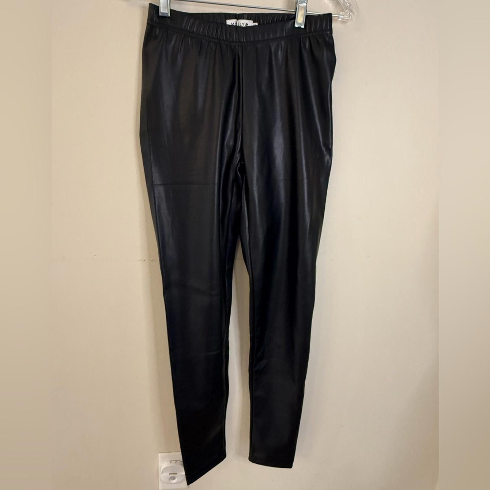 Other Molly Bracken black vegan leather legging pants SZ XS Size 27" / US 4 / IT 40 - 1 Thumbnail