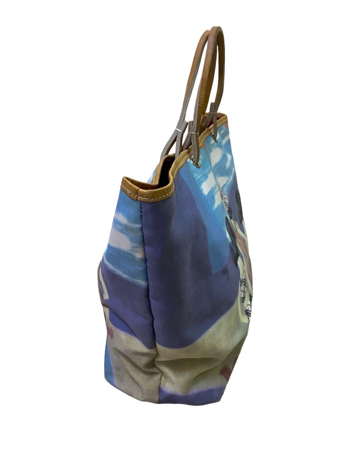 Burberry Burberry Overprint Tote Bag Size ONE SIZE - 3 Thumbnail
