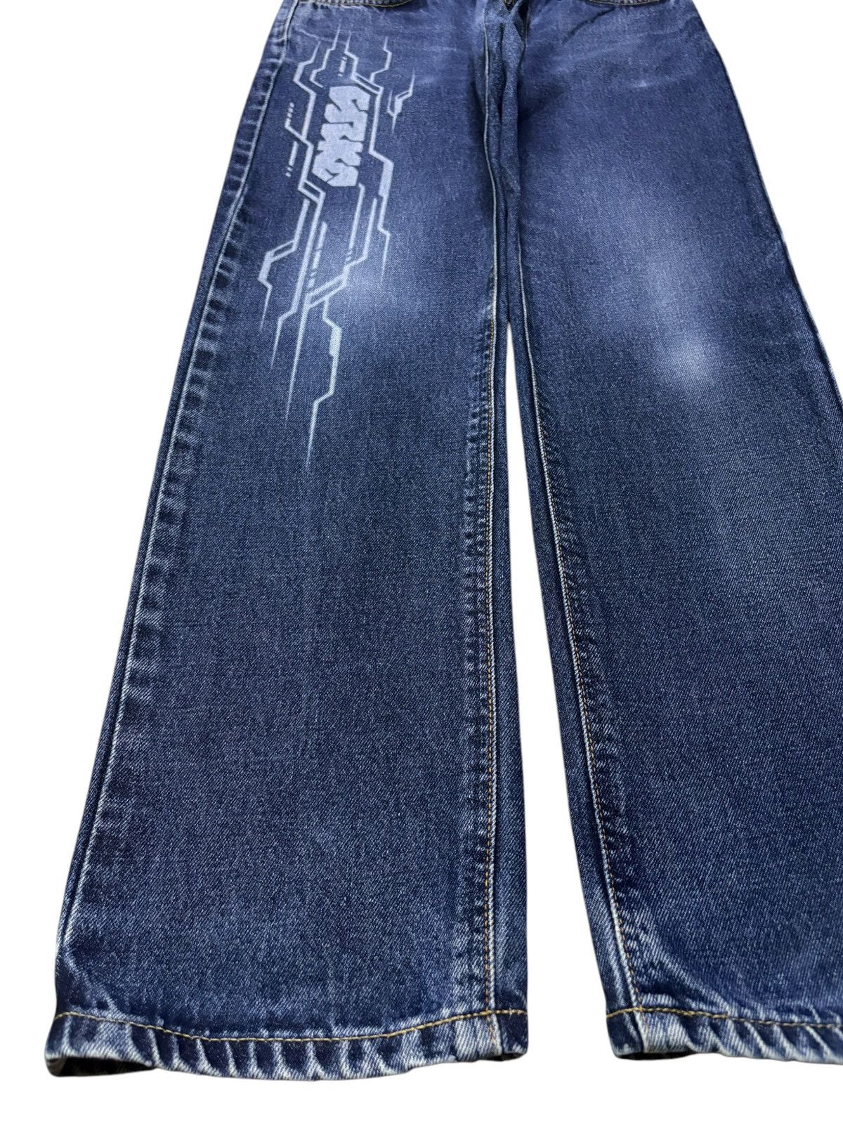 Edwin Vintage Edwin 403 Blue Wash Distressed Jeans Size US 29 - 6 Thumbnail