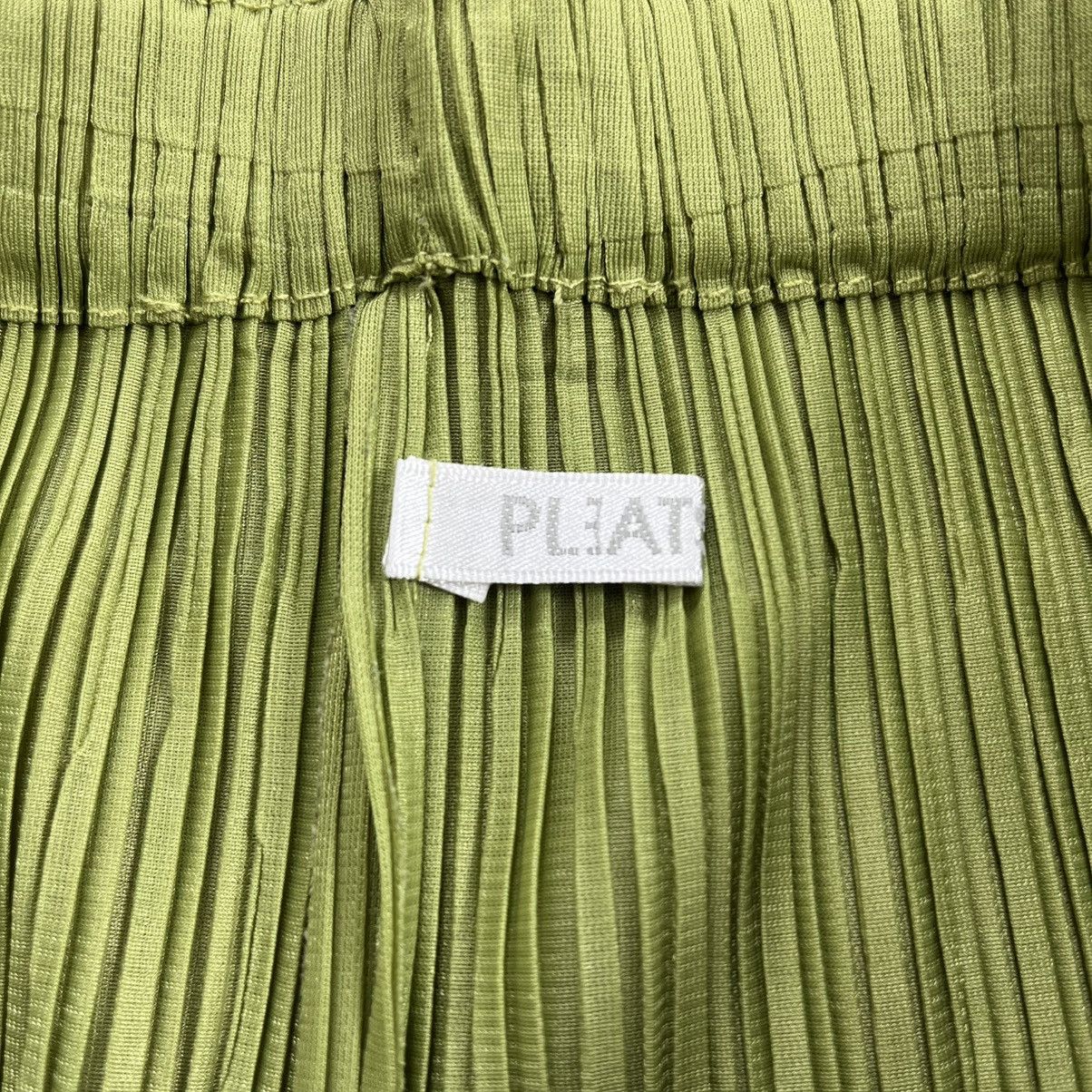 Pleats Please Issey Miyake Vintage Pleats Please Issey Miyake Green Monthly June Pants Size US 28 / EU 44 - 11 Thumbnail