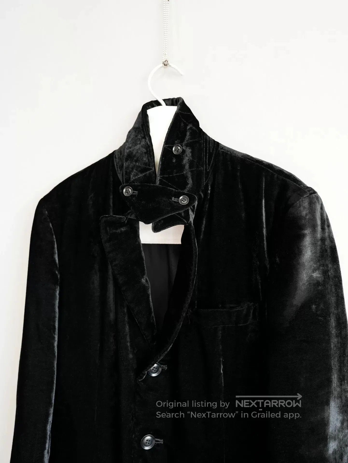 Yohji Yamamoto yohji yamamoto black velvet dr.jkt coat. Size US L / EU 52-54 / 3 - 5 Thumbnail