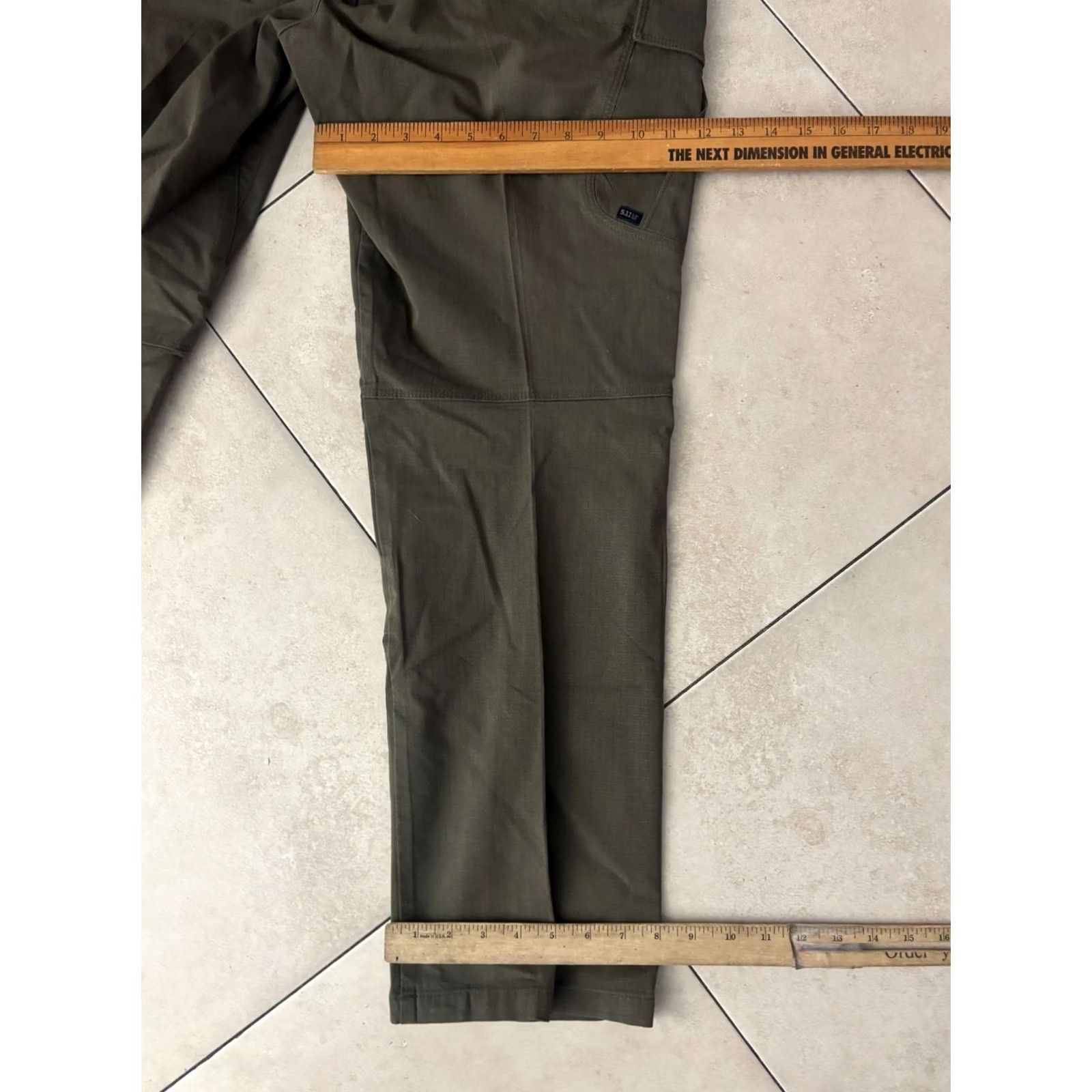 Vintage 5.11 Tactical Pants Womens 18 Regular Green Cargo Ripstop Outdoor Hiking Size 40" / US 18 - 8 Thumbnail
