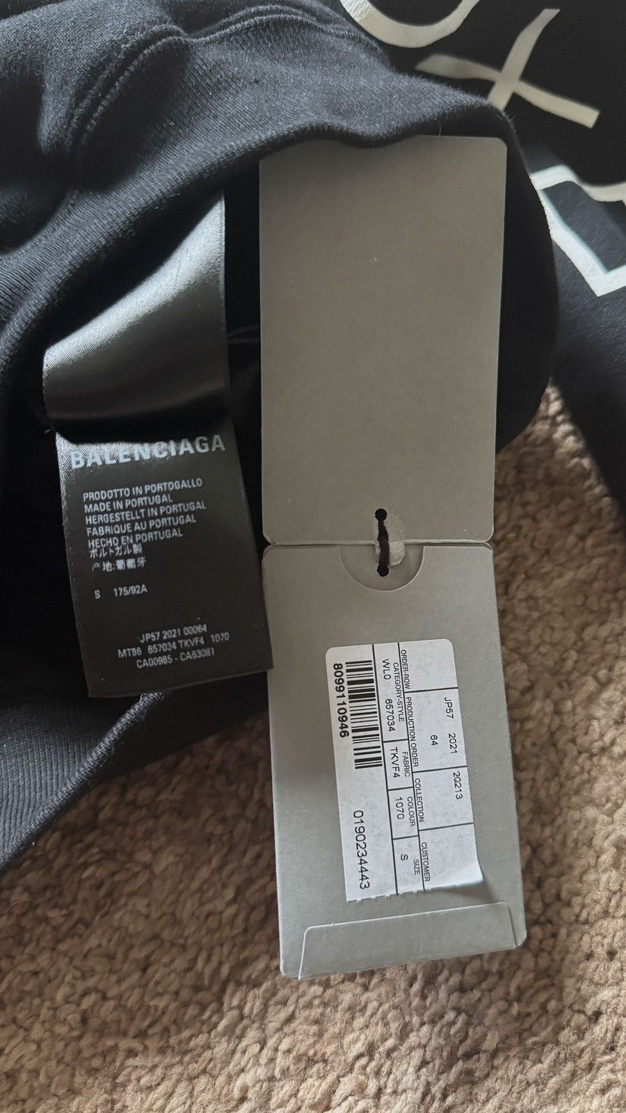 Balenciaga Balenciaga Ps5 Fitted Hoodie Size US S / EU 44-46 / 1 - 9 Thumbnail