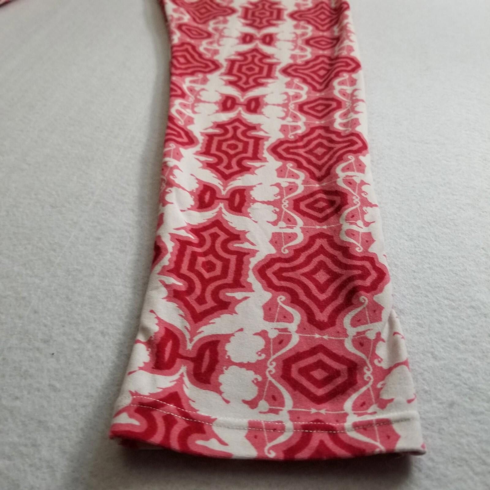 Other Lularoe Tall and Curvy One Size Geometric Cupid Leggings Size 30" / US 8 / IT 44 - 10 Thumbnail