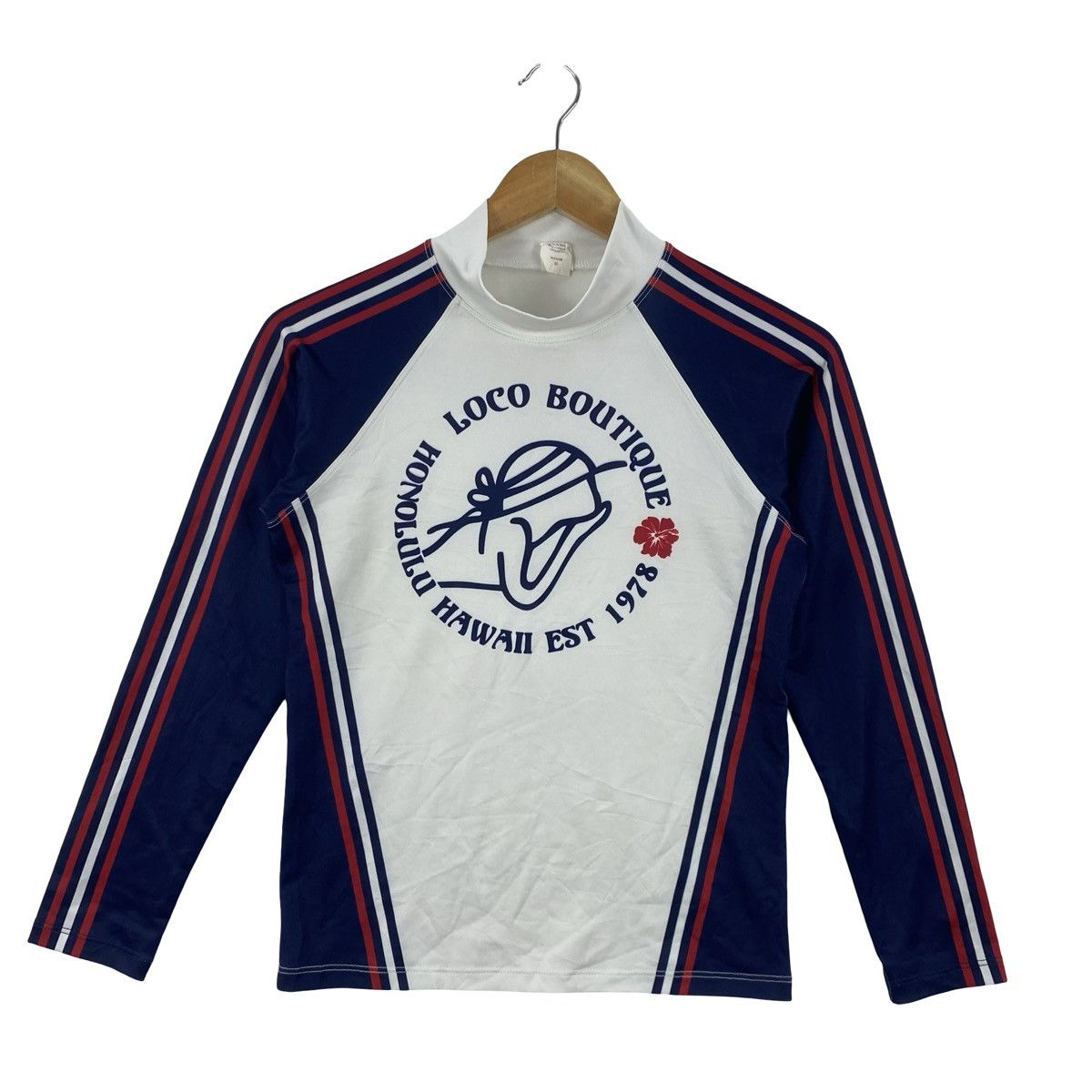 Vintage Vintage LOCO BOUTIQUE HAWAII Rash Guard Long Sleeve Top Size M / US 6-8 / IT 42-44 - 5 Thumbnail