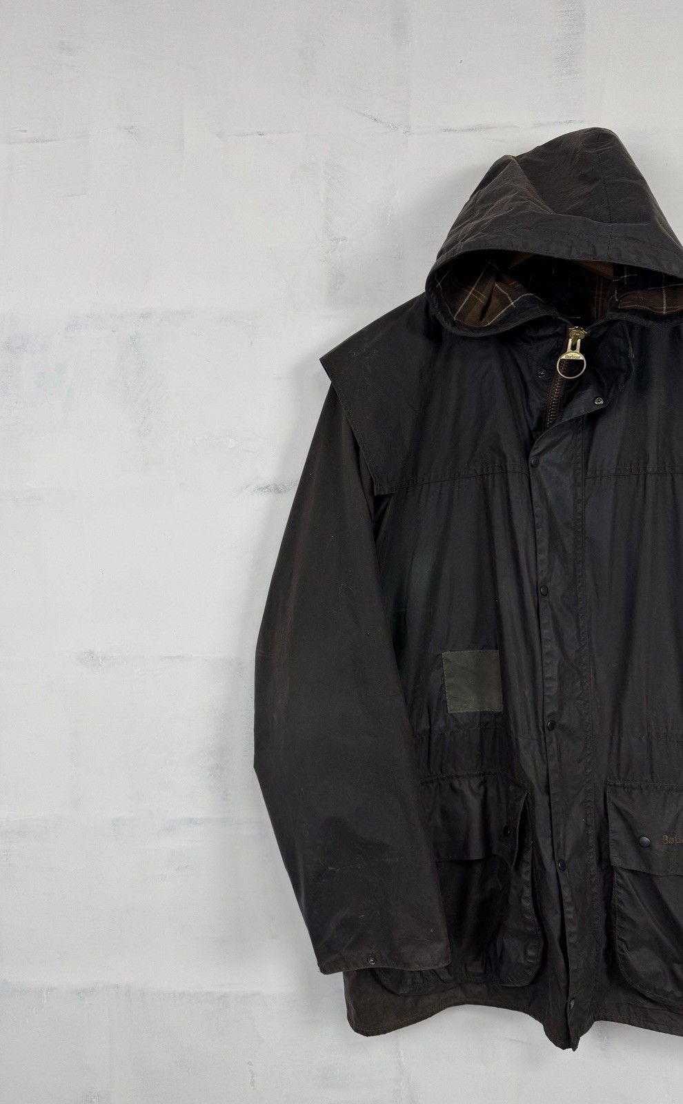 Barbour Barbour Vintage Classic Durham Wax Waxed Jacket Size C40 Size US L / EU 52-54 / 3 - 2 Thumbnail