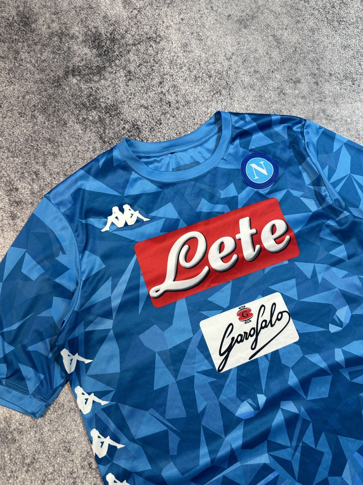 Kappa × Vintage Vintage Kappa Napoli Soccer Jersey Blokecore Style M Rare Size US M / EU 48-50 / 2 - 2 Thumbnail