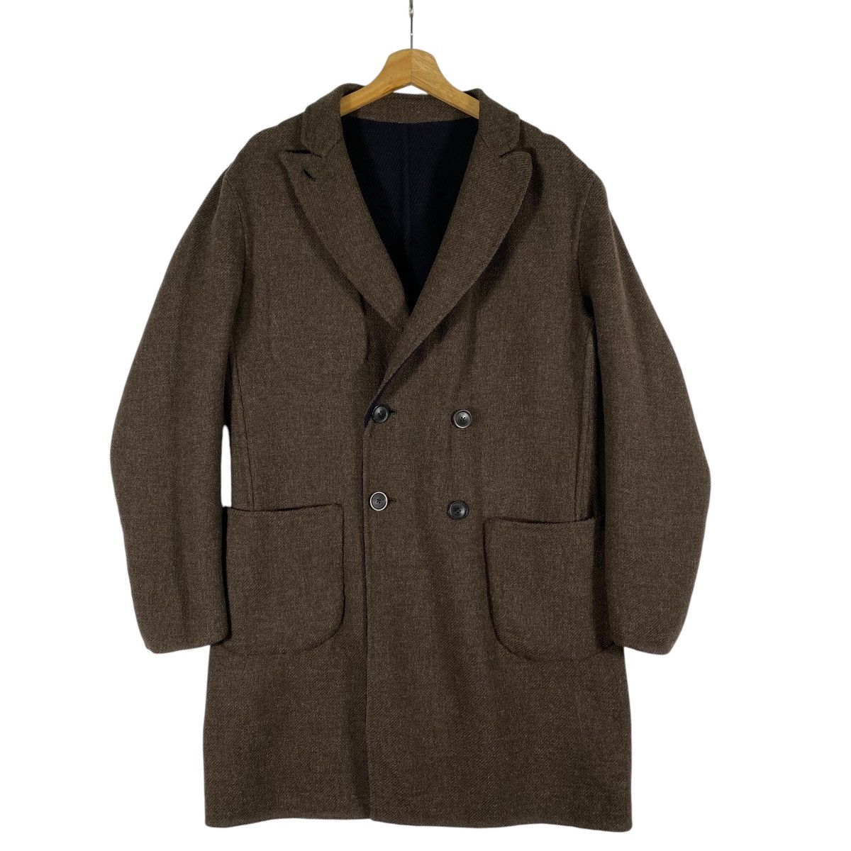 Lardini Lardini Long Jacket Double Breasted Reversible Size US M / EU 48-50 / 2 - 2 Thumbnail