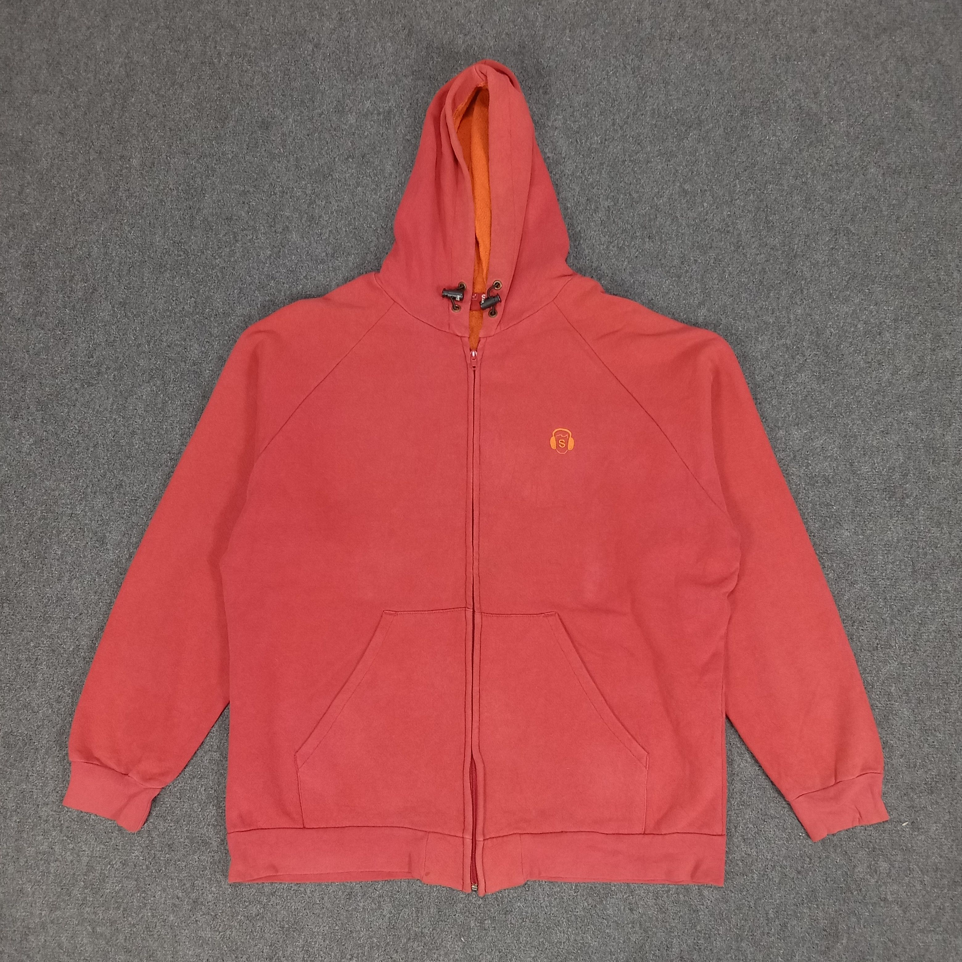 Stussy × Vintage Stussy American Style Big Logo Baggy Hoodies Size US XL / EU 56 / 4 - 3 Thumbnail