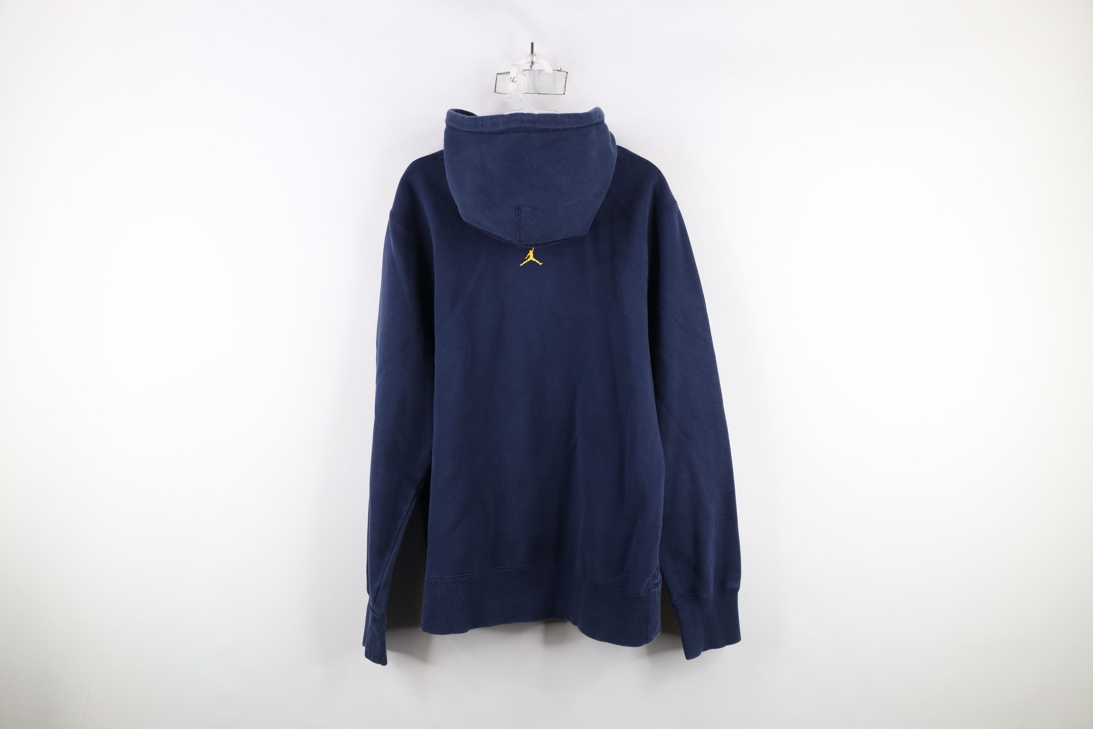 Nike × Vintage Nike Air Jordan Respect Earned University of Michigan Hoodie Size US L / EU 52-54 / 3 - 13 Thumbnail
