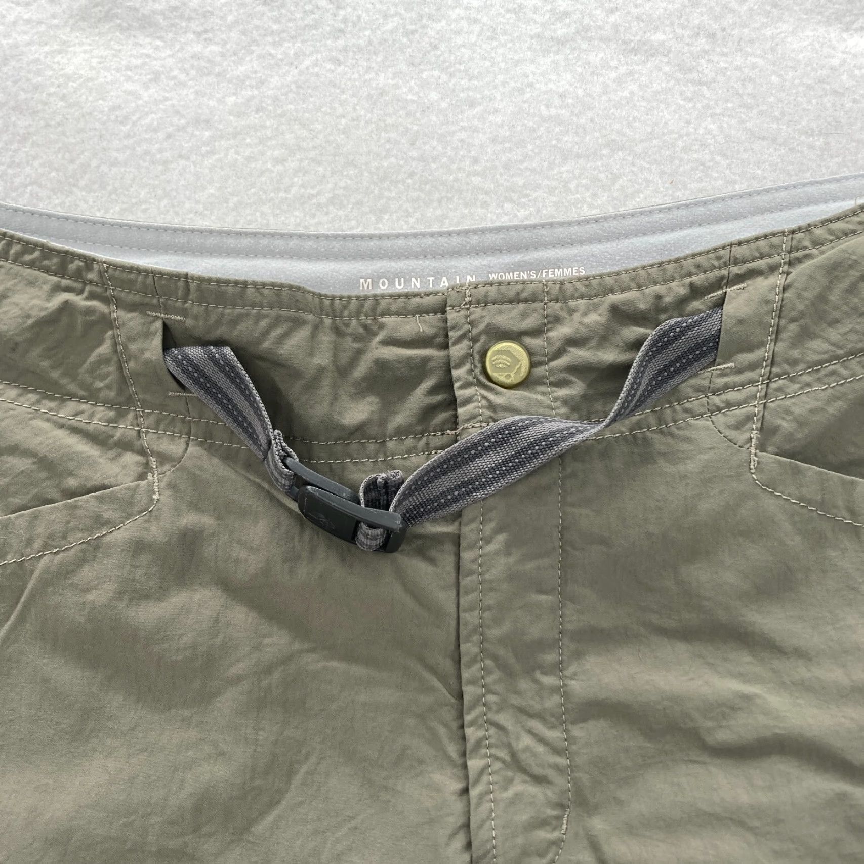 Mountain Hardwear Mountain Hard Wear Hiking Pants Women's 12/32 Brown Nylon Belted Tech Pocket Cargo Size 34" / US 12 / IT 48 - 5 Thumbnail