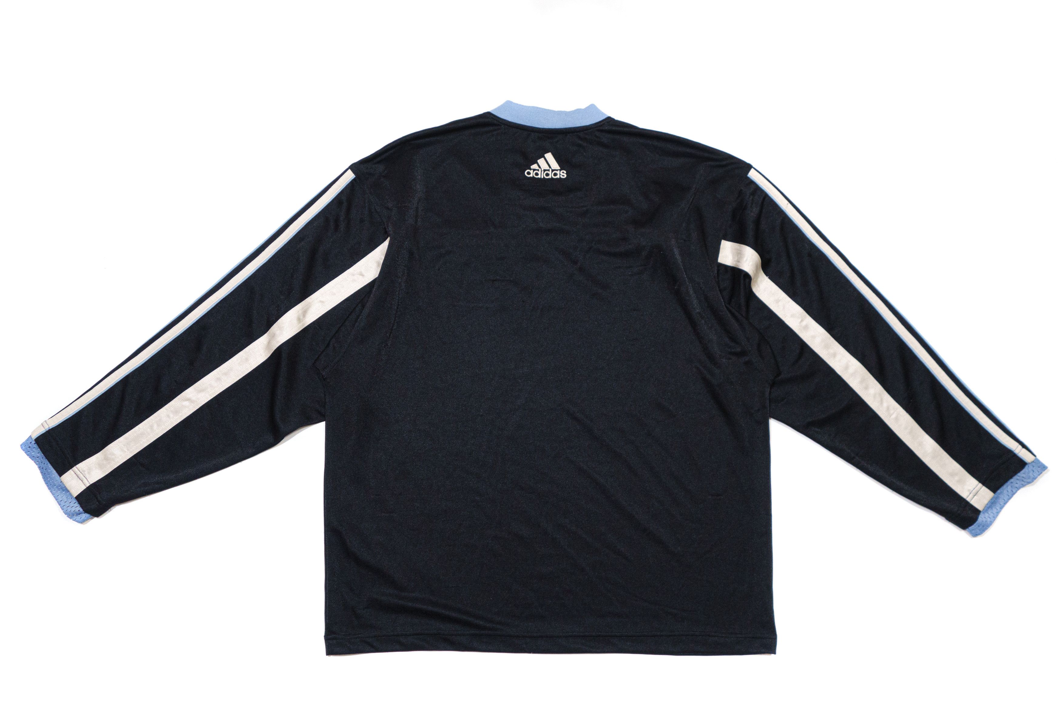 Adidas 90S Logo Mesh Sport Longsleeve Size US M / EU 48-50 / 2 - 2 Thumbnail