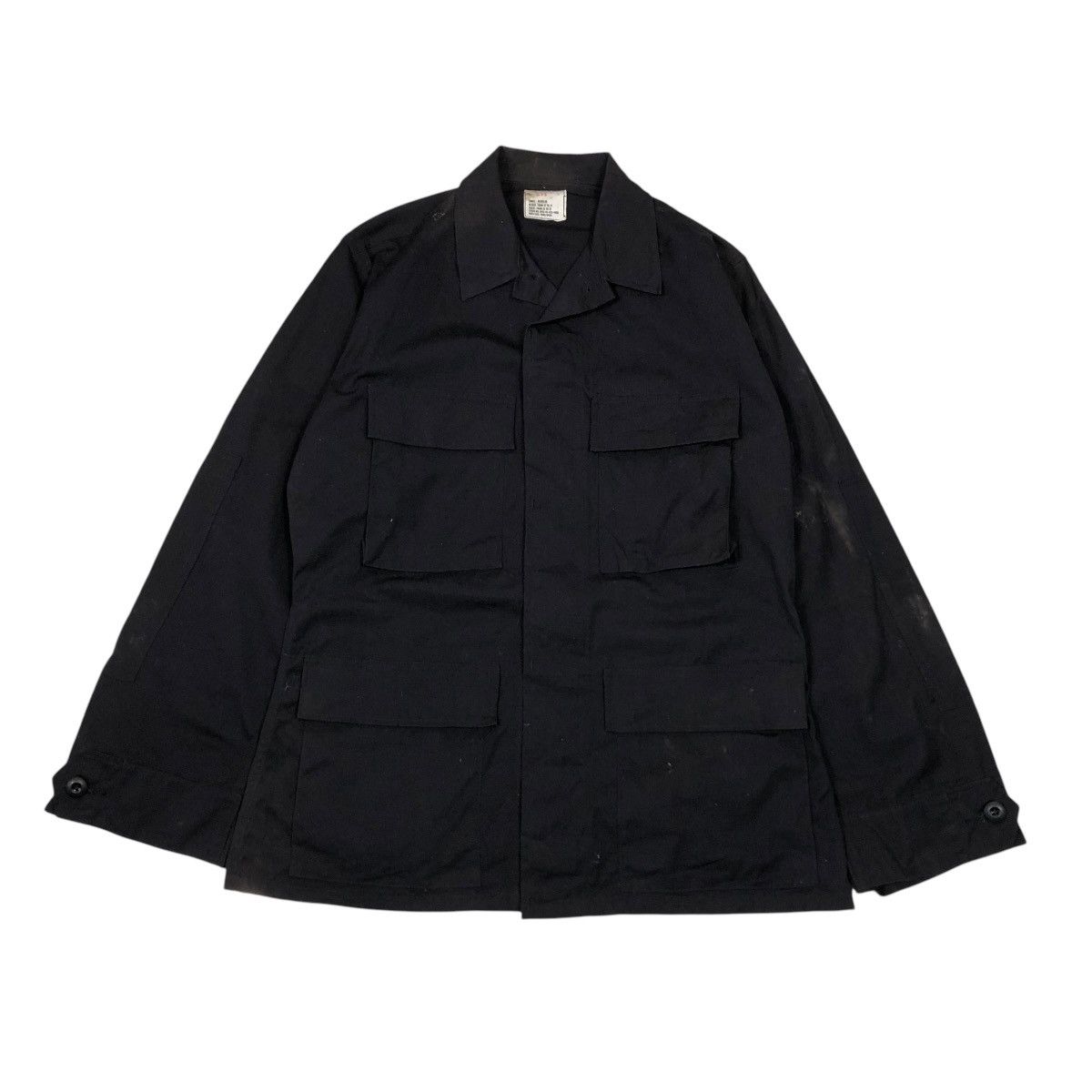 Vintage 🔥VINTAGE CHORE MILITARY JACKET MULTI POCKET BLACK 357 Size US M / EU 48-50 / 2 - 1 Thumbnail