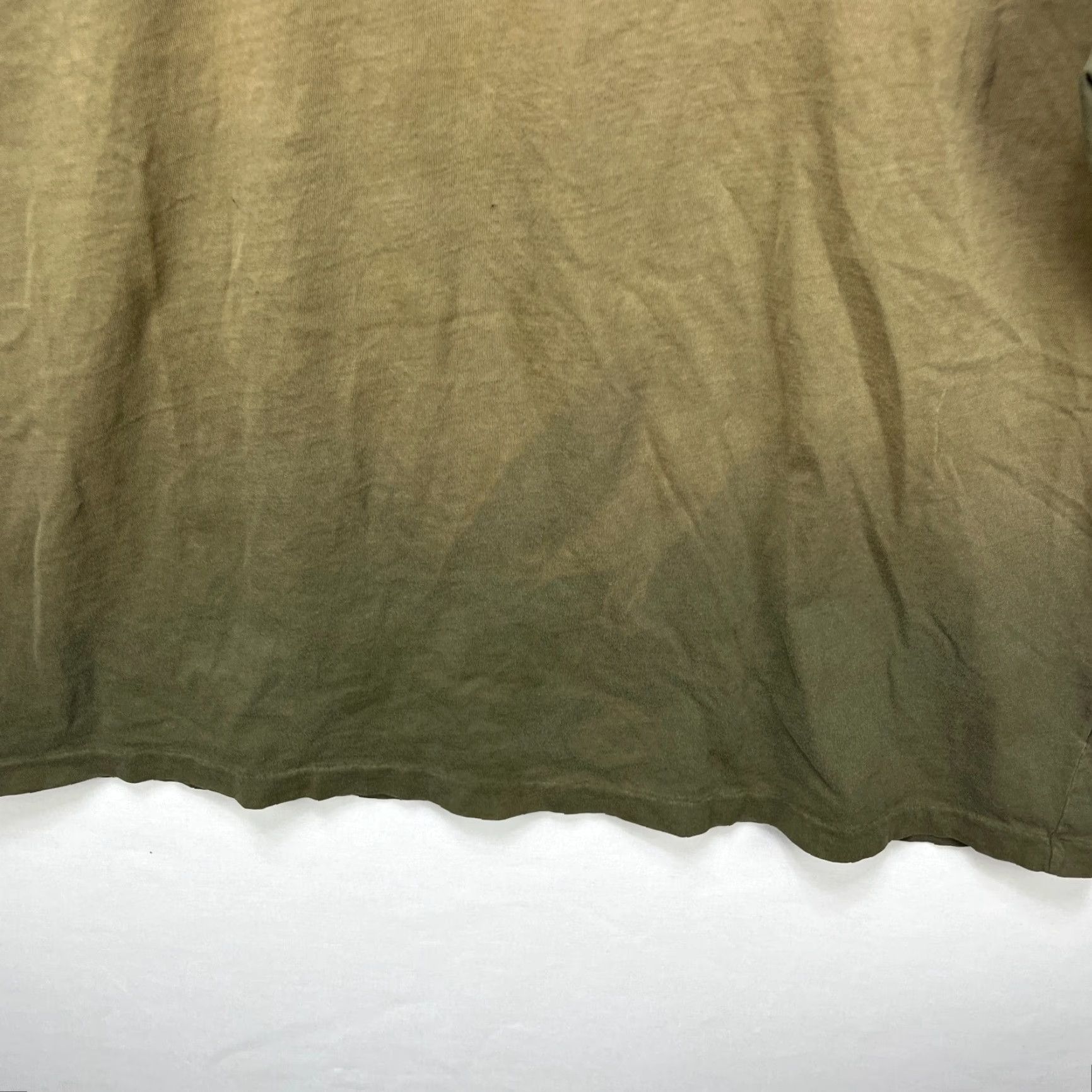 Ralph Lauren VINTAGE Polo Ralph Lauren T-Shirt OR Polo Ralph Lauren Shirt XL Green 90s Sun Faded Pony T Shirt Men Boys Womens Size US XL / EU 56 / 4 - 4 Thumbnail