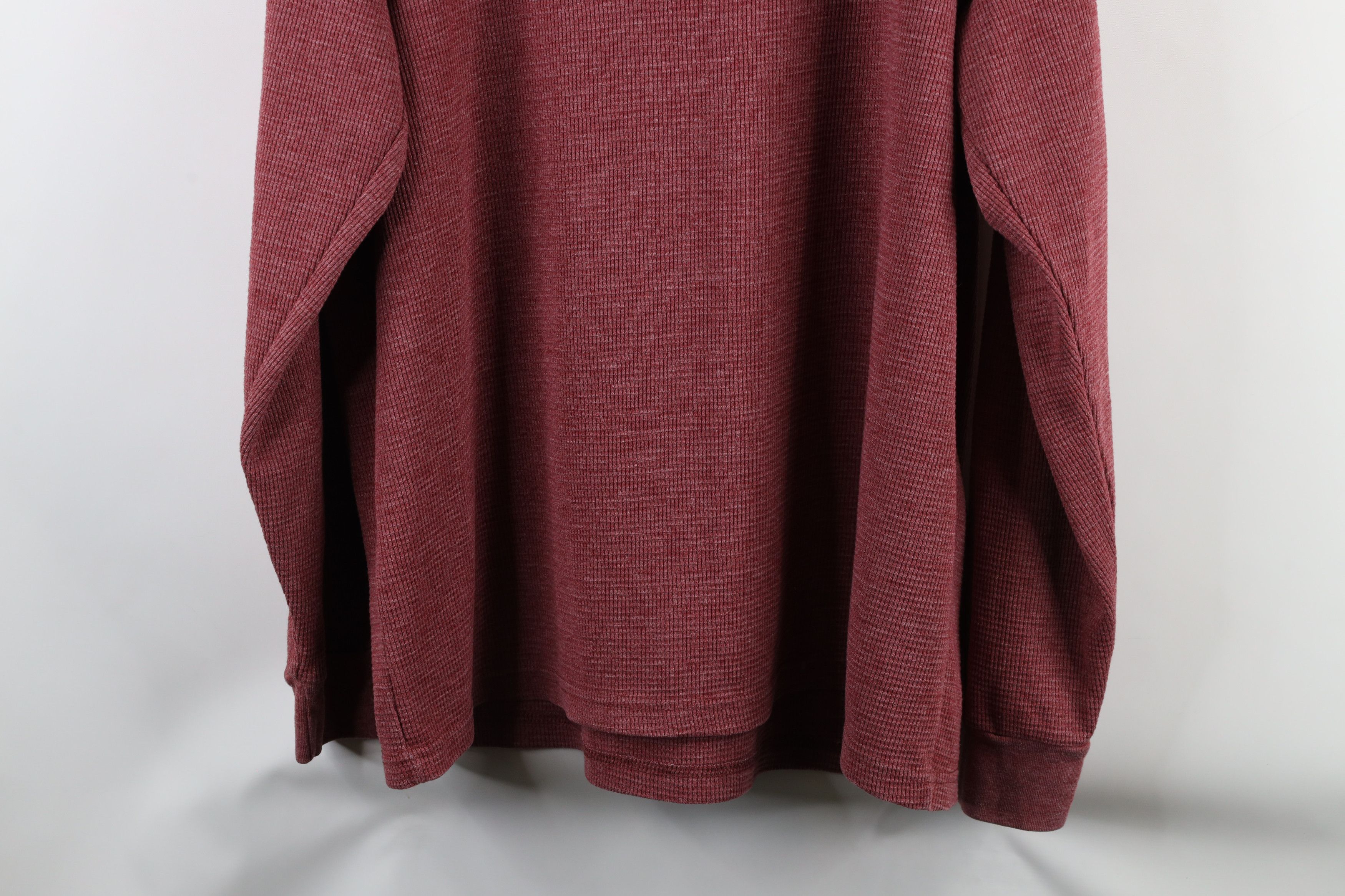 Vintage Vintage Streetwear Waffle Knit Long Sleeve Henley T-Shirt Size US XXL / EU 58 / 5 - 10 Thumbnail