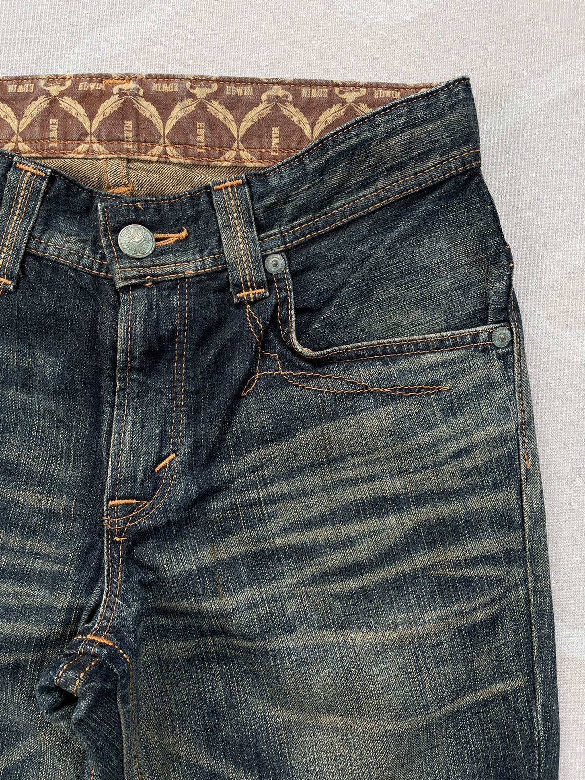 Edwin × Japanese Brand Edwin 431 XVS Jeans (LG158) Size US 30 / EU 46 - 5 Thumbnail