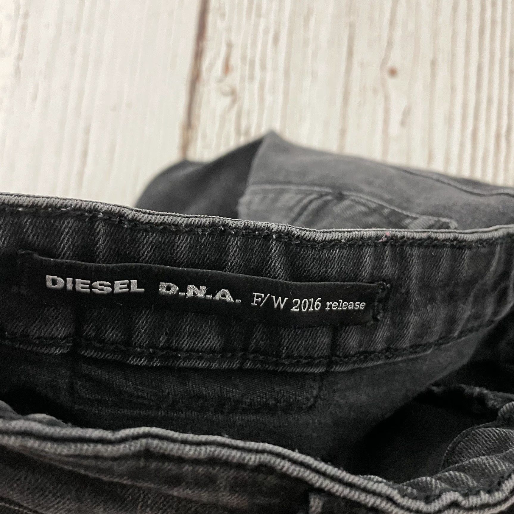Diesel VINTAGE Diesel Skinzee High Denim Black Wash Distressed Skinny Jeans Women's 30 Size 30" / US 8 / IT 44 - 3 Thumbnail