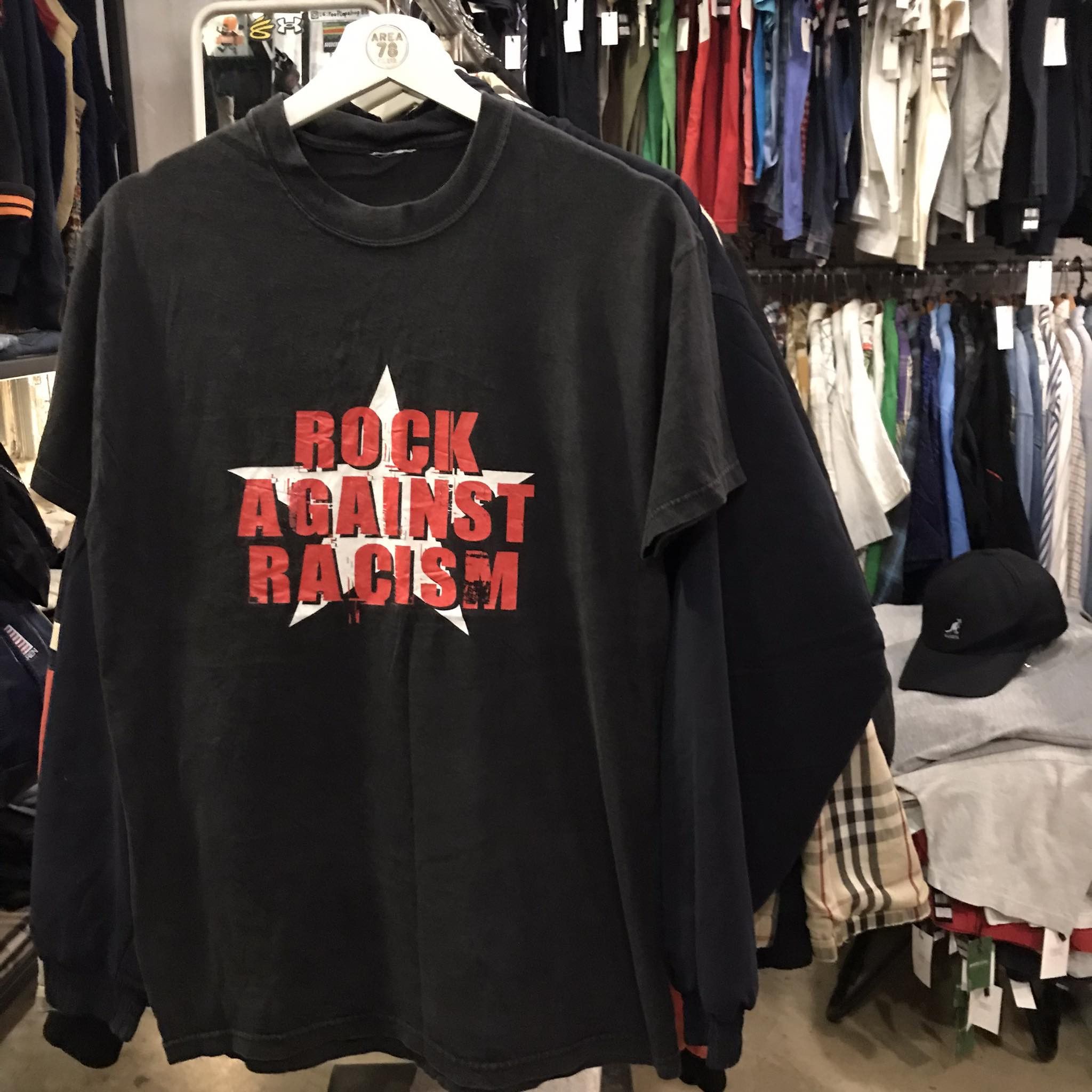 RAR Rock Against Racism Tee Logo 00s