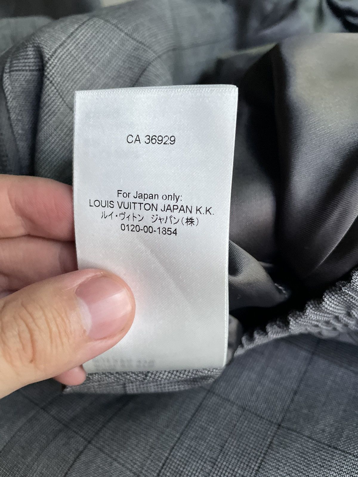 Louis Vuitton Louis Vuitton Grey Damier Tailored Track Jacket Size US XL / EU 56 / 4 - 13 Thumbnail