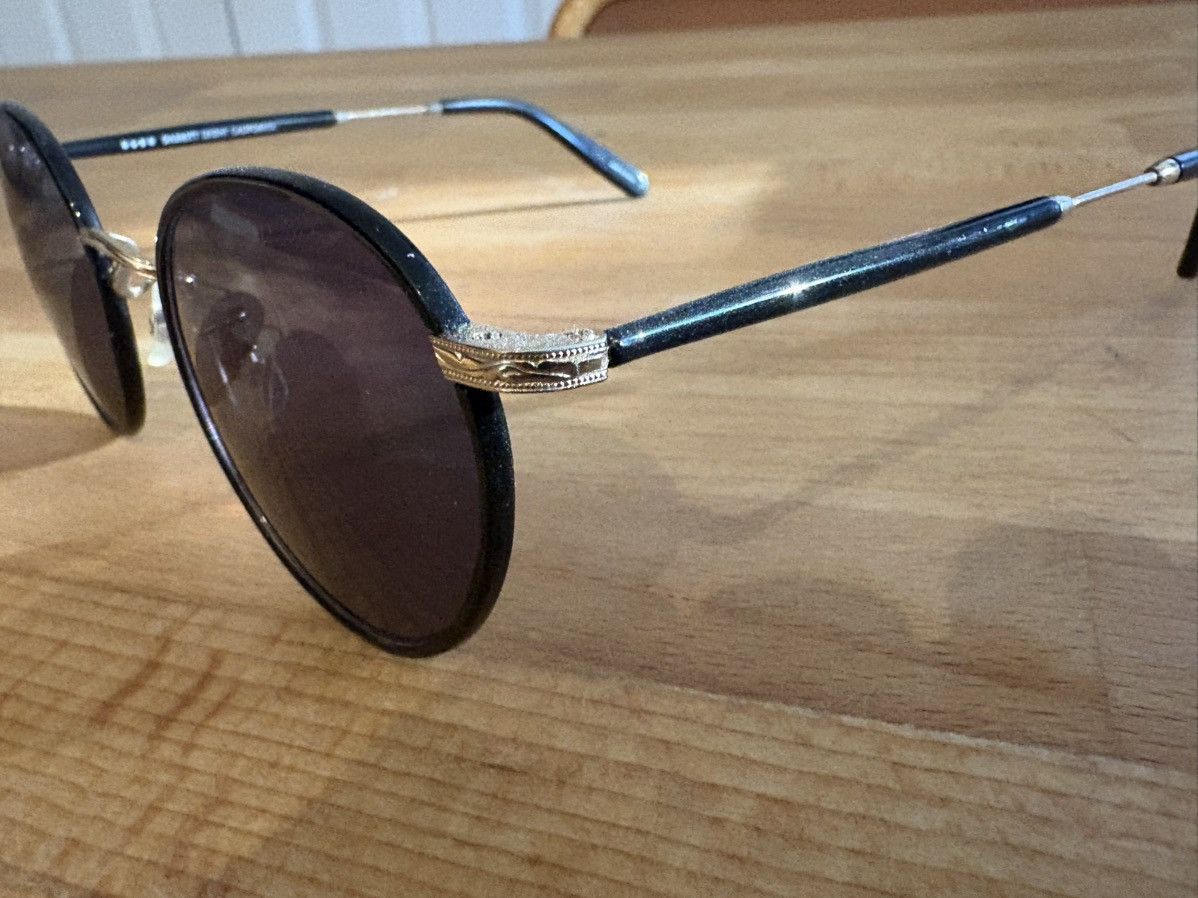 Garrett Leight Garrett Leight California black and gold Wilson Size ONE SIZE - 3 Thumbnail