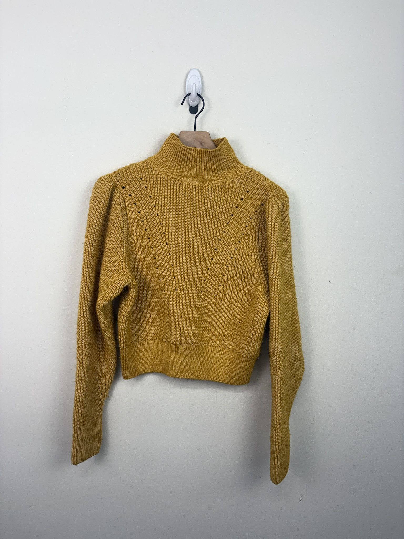 Other Vintage Knit Fleece H&M Turtleneck Crewneck Cardigan Size US XS / EU 42 / 0 - 1 Thumbnail