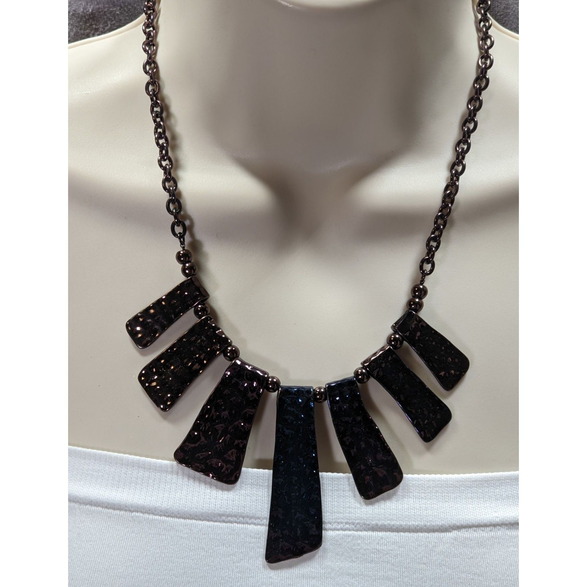 Other Brutalist Anodized Textured Cascade Bib Necklace Size ONE SIZE - 2 Thumbnail