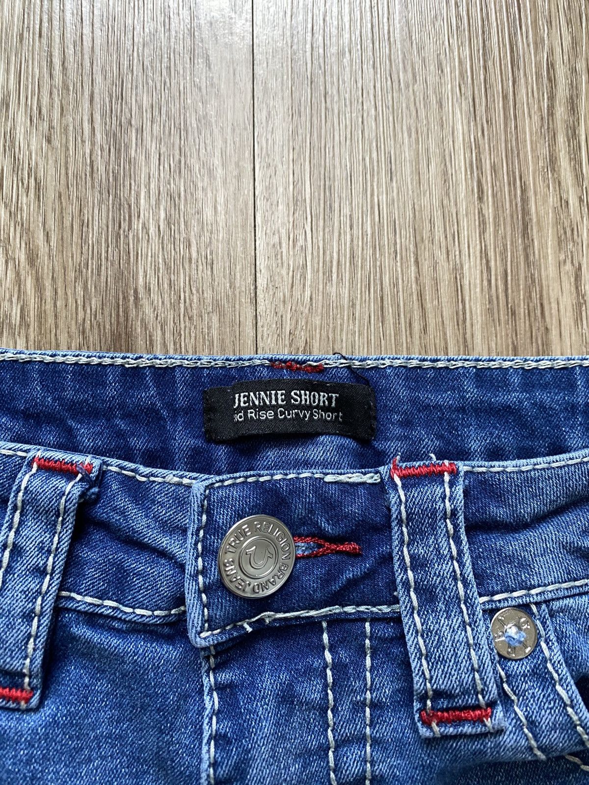 True Religion True Religion Mini Jean Shorts Size 26" / US 2 / IT 38 - 4 Thumbnail