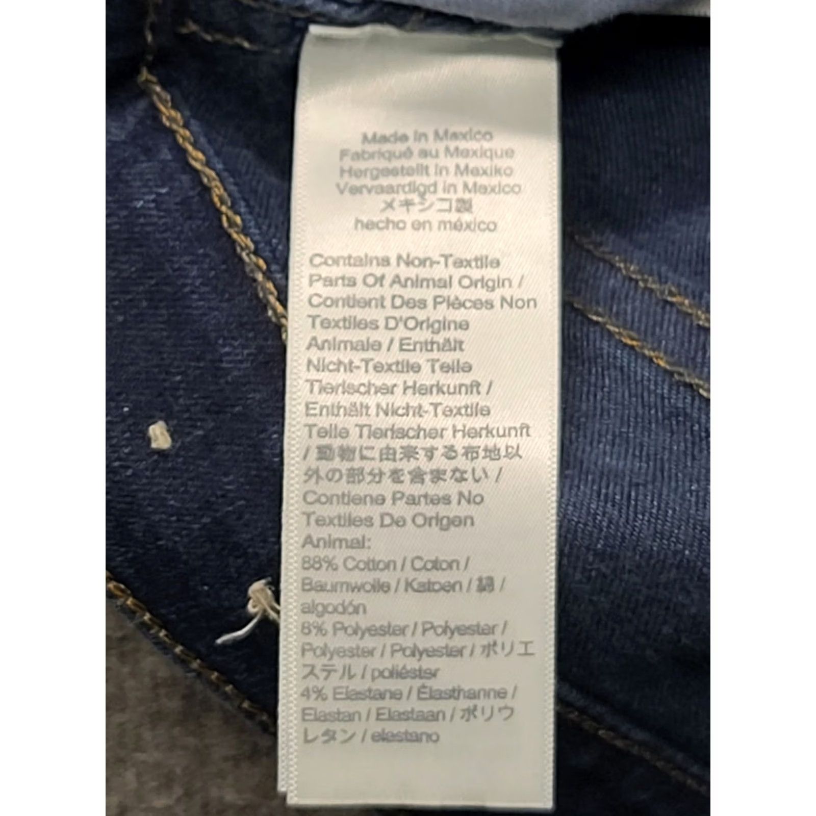 Madewell Madewell Jeans Women’s Size 32×29 High Rise Skinny Stretch Distressed Denim 5-Pocket Blue Slim Regular Womens Size 24" / US 00 / IT 34 - 4 Thumbnail