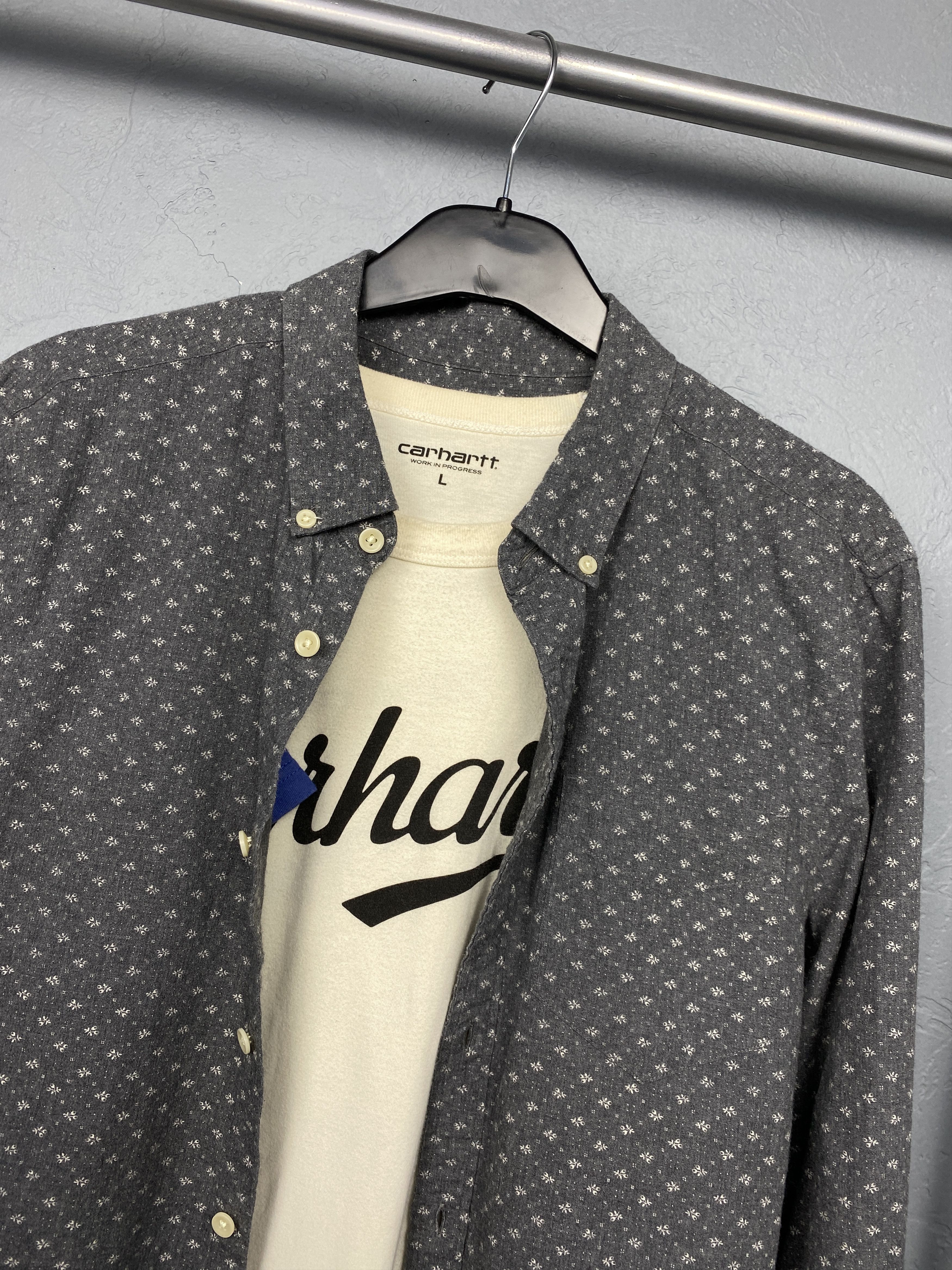 Allsaints × Vintage Allsaints Mens Sapporo Long Sleeve Shirt Size US M / EU 48-50 / 2 - 2 Thumbnail