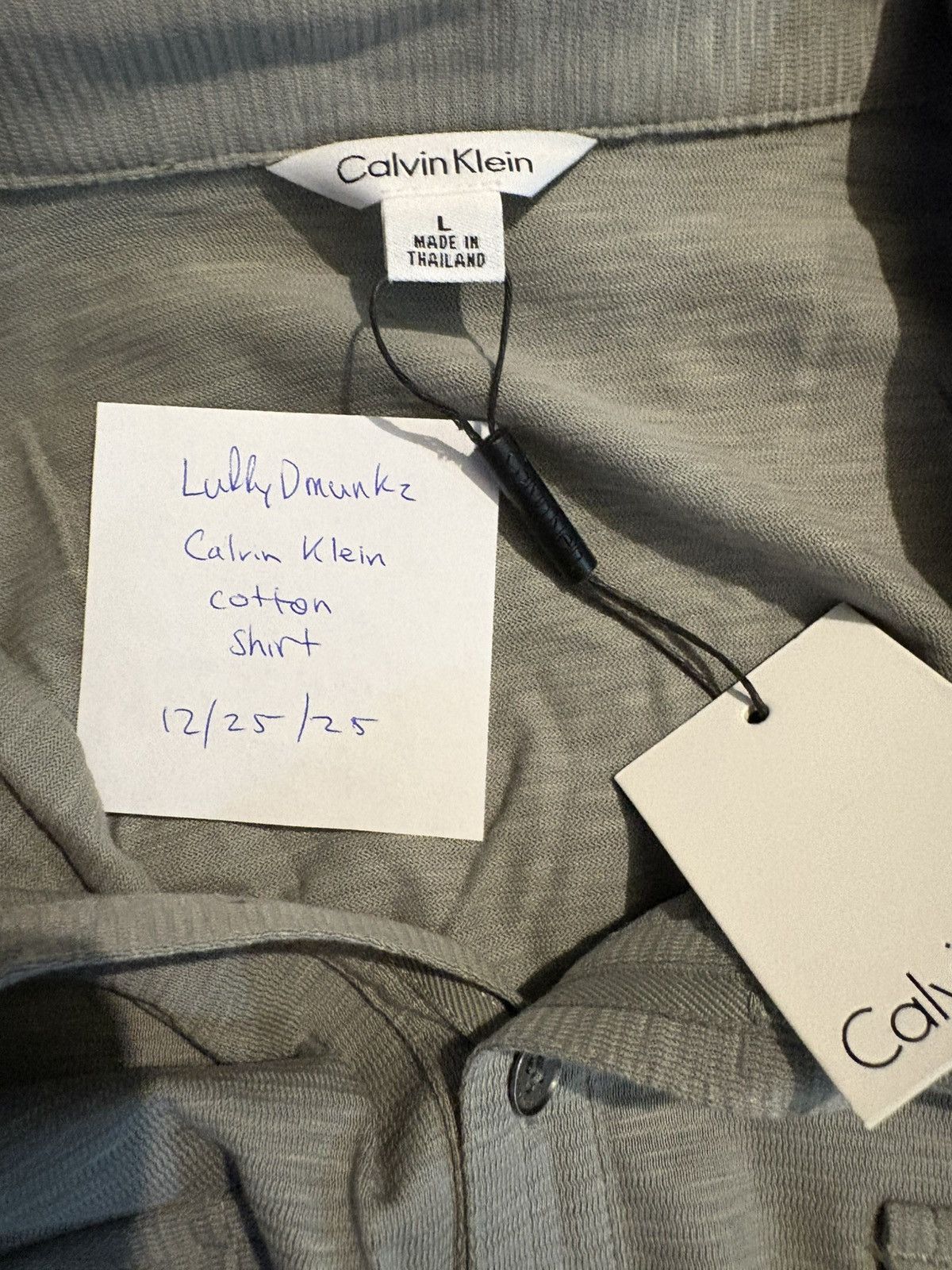 Calvin Klein Calvin Klein cotton long sleeve Size US L / EU 52-54 / 3 - 5 Thumbnail