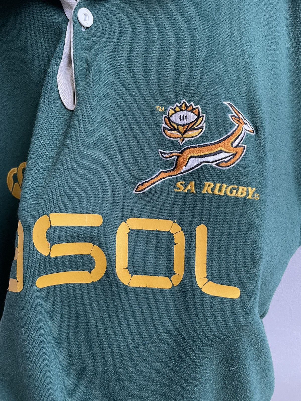 Vintage Vintage South Africa Canterbury Rugby Union Jersey National Size US L / EU 52-54 / 3 - 6 Thumbnail