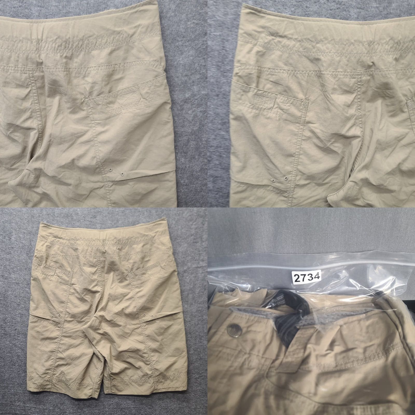 Mountain Hardwear VINTAGE Mountain Hardwear Cargo Shorts Mens M Regular Beige Nylon" Size US 31 - 9 Thumbnail