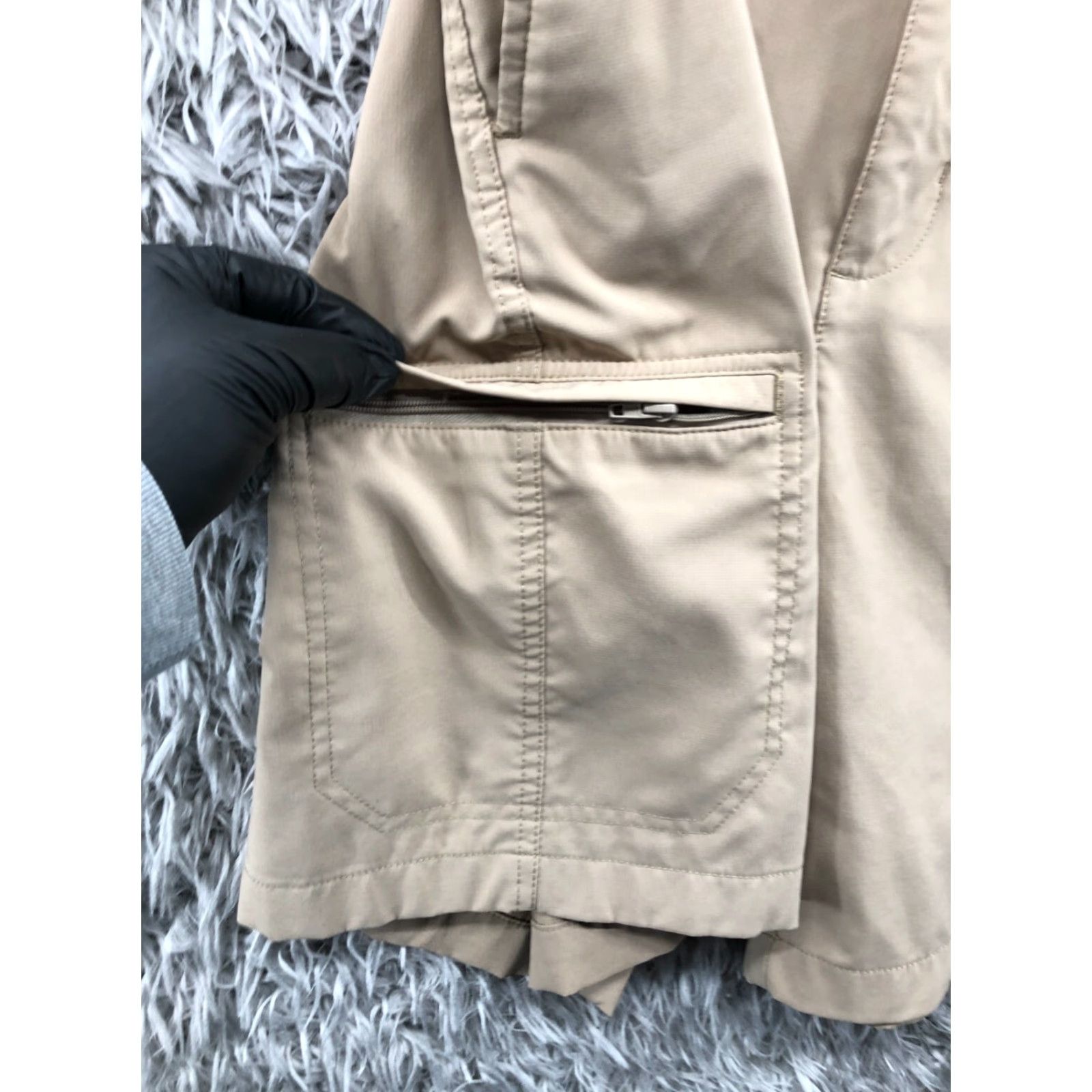 Chaps Chaps Cargo Shorts Mens Size 34 Mid Rise Beige Medium Wash Size US 34 / EU 50 - 4 Thumbnail