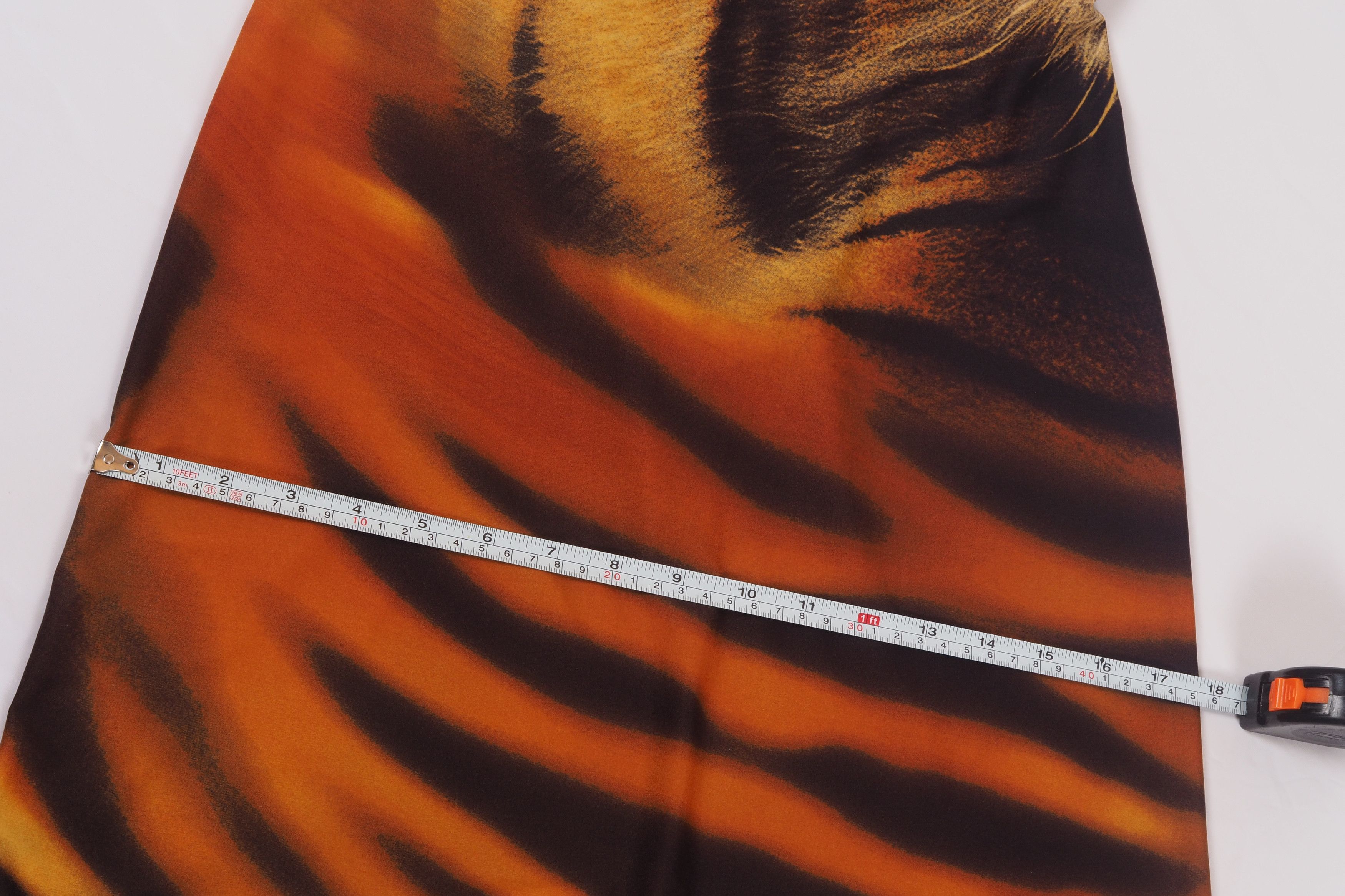 Roberto Cavalli Roberto Cavalli Vintage Tiger Print Turtleneck Midi Dress Size M / US 6-8 / IT 42-44 - 15 Thumbnail