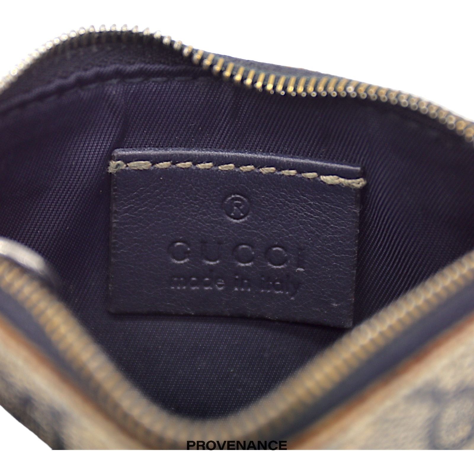 Gucci 🔴 Gucci Key Pouch Cles - GG Supreme Navy Size ONE SIZE - 6 Thumbnail