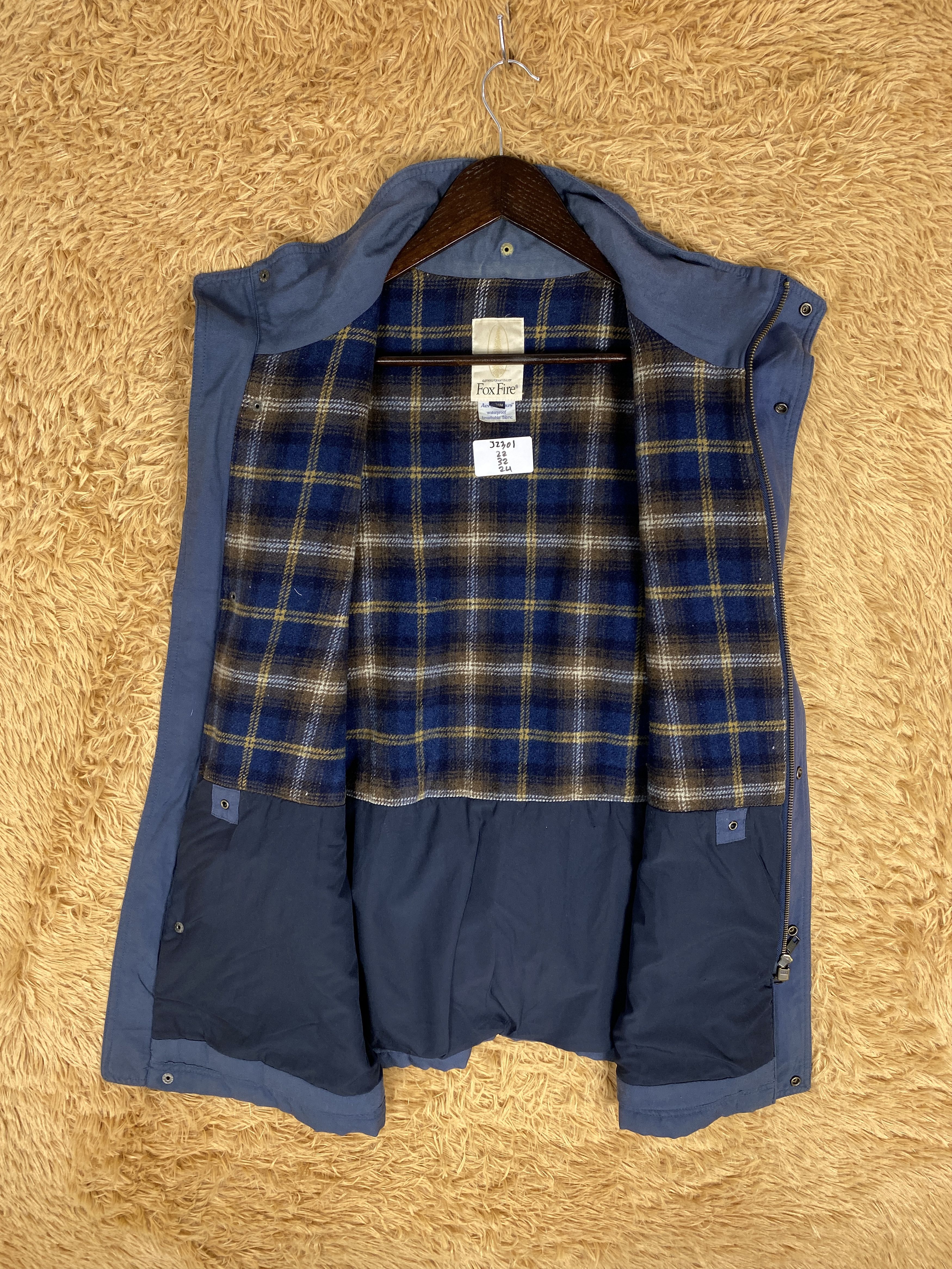 Japanese Brand Vintage Fox Fire Flannel Lining Jacket J2301 Size US S / EU 44-46 / 1 - 7 Thumbnail