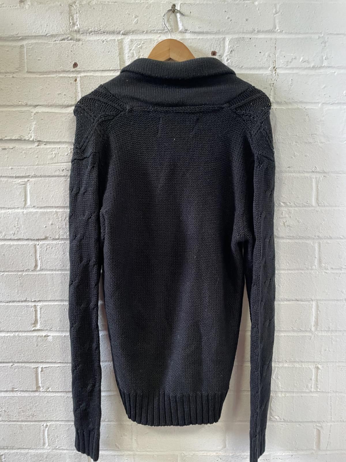 French Connection French Connection Black Knit Button-Up Cardigan Sweater, S Size S / US 4 / IT 40 - 4 Thumbnail