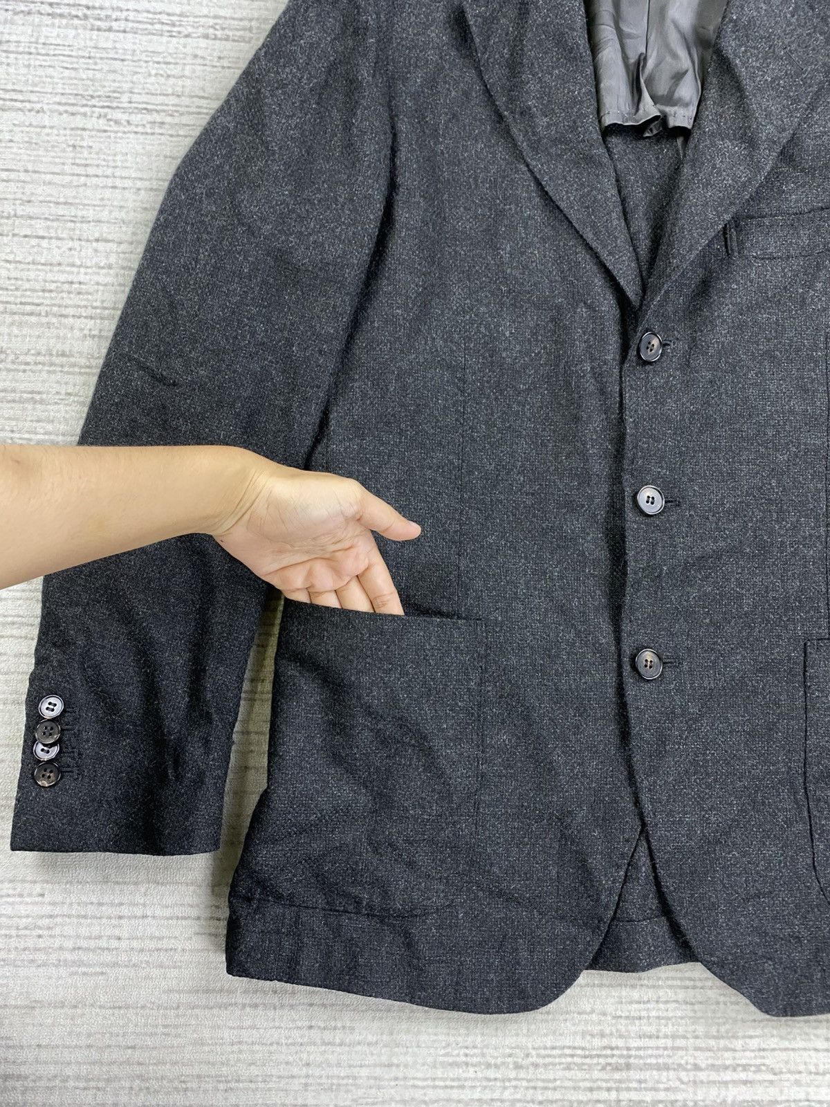 Ring Jacket 🔥Blue Grigio X Loro Piana Design By Ring Jacket Wool Blazer Size US M / EU 48-50 / 2 - 7 Thumbnail
