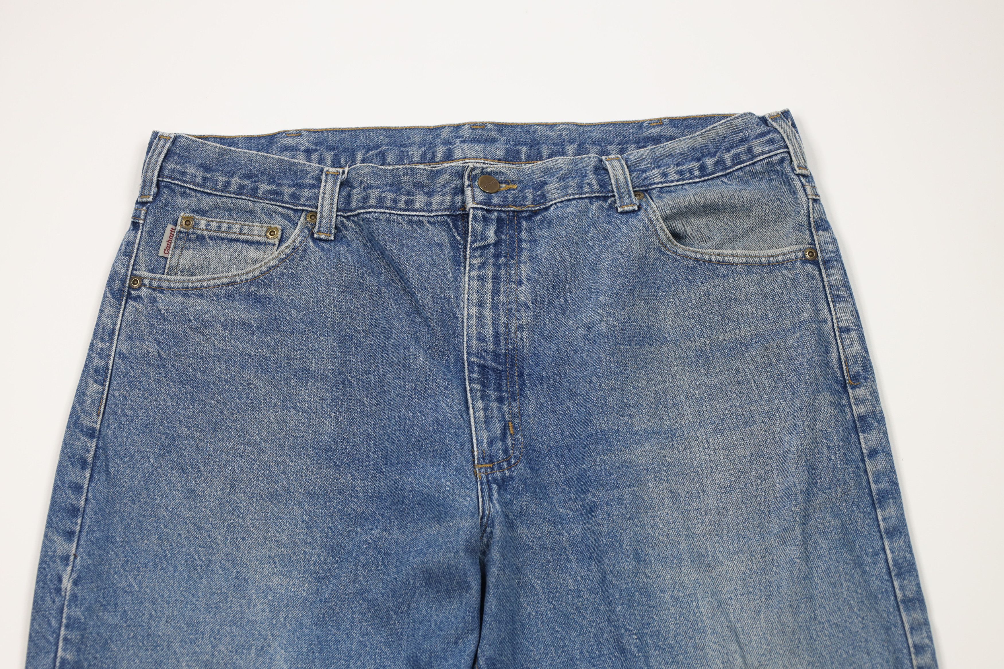 Carhartt Vintage Y2K Carhartt Relaxed Fit Straight Leg Denim Jeans Size US 40 / EU 56 - 2 Thumbnail