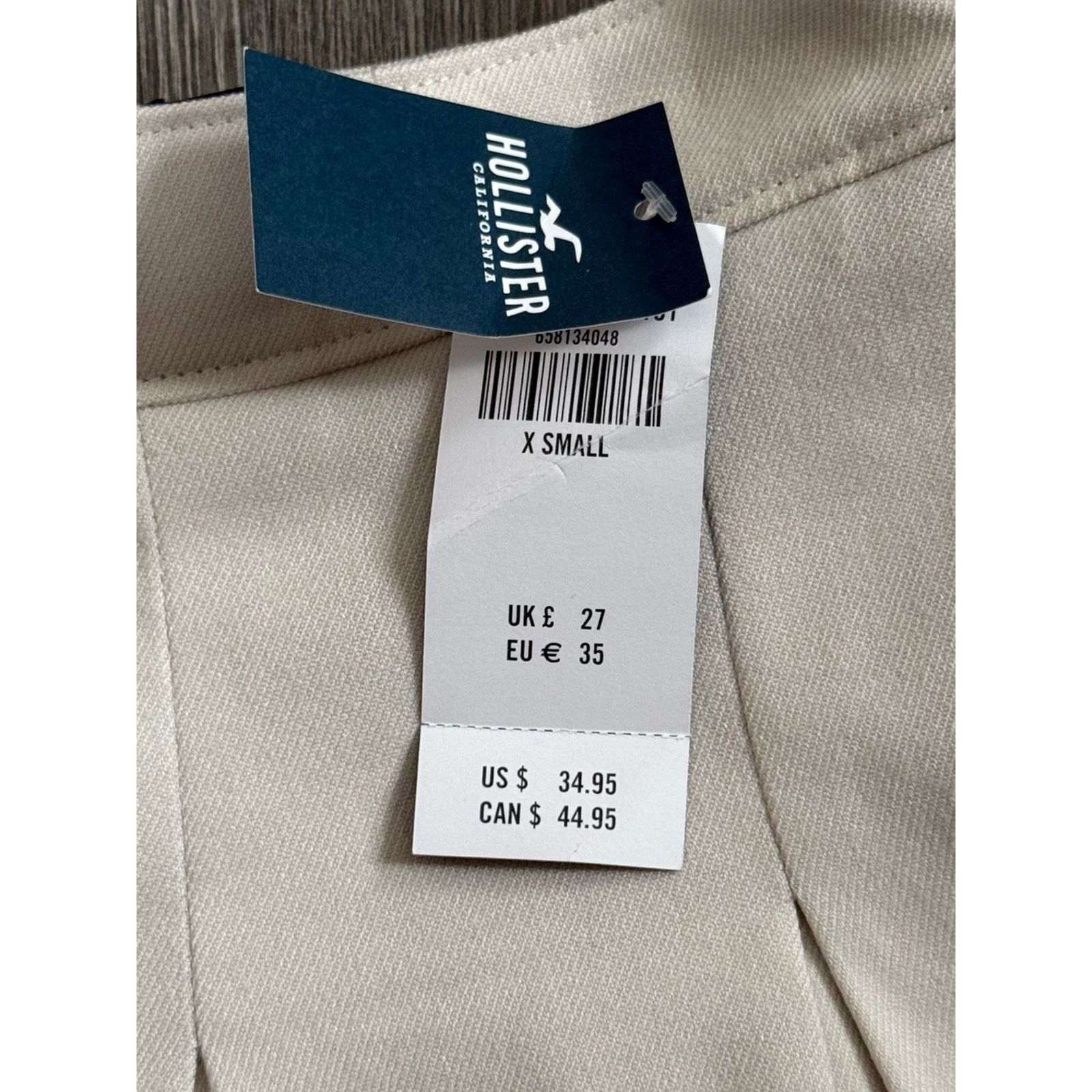Hollister Hollister Cream Pleated Skirt Size XS NWT Preppy Academia Size 24" / US 00 / IT 34 - 2 Thumbnail