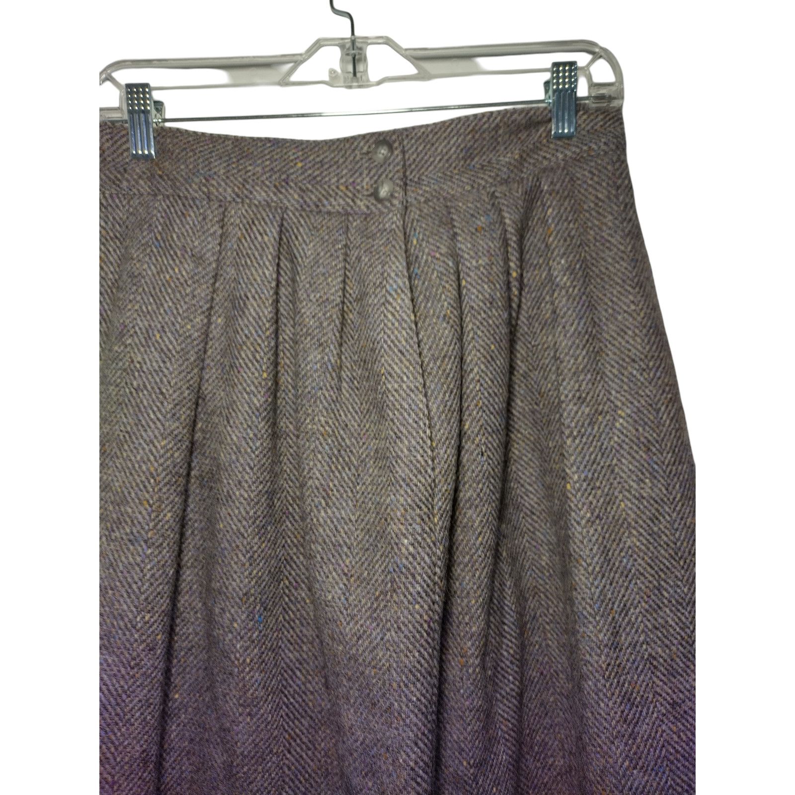 Jones New York Jones New York Womens A-Line Skirt Pleated Pure Wool Sz 14 Size 36" / US 14 / IT 50 - 4 Thumbnail