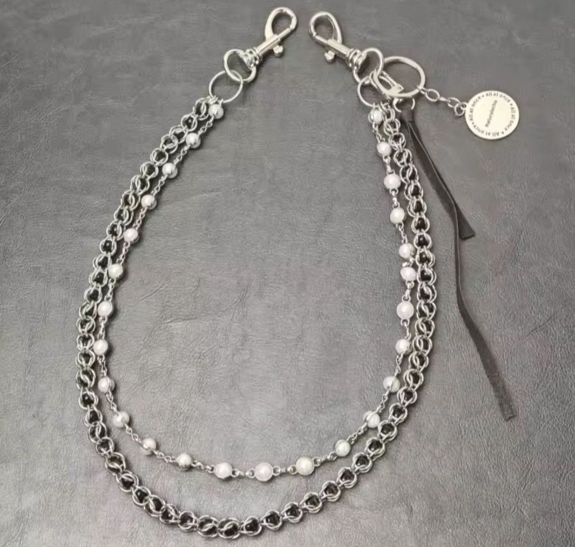 Japanese Brand × Jewelry Titanium Steel Clamp Beads Punk Pants Chain Size ONE SIZE - 2 Thumbnail