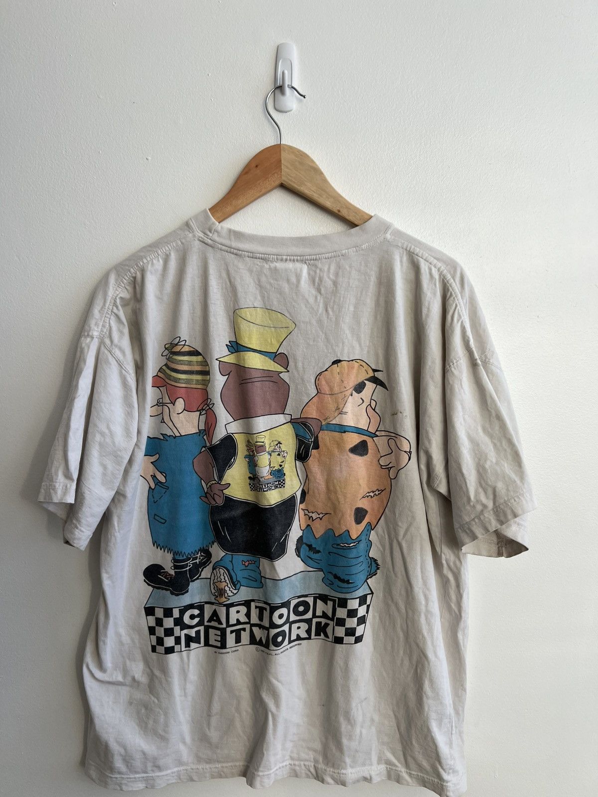 Cartoon Network × Vintage Vintage 1994 Cartoon Network Flintstones Movie Tee XL Size US XL / EU 56 / 4 - 4 Thumbnail