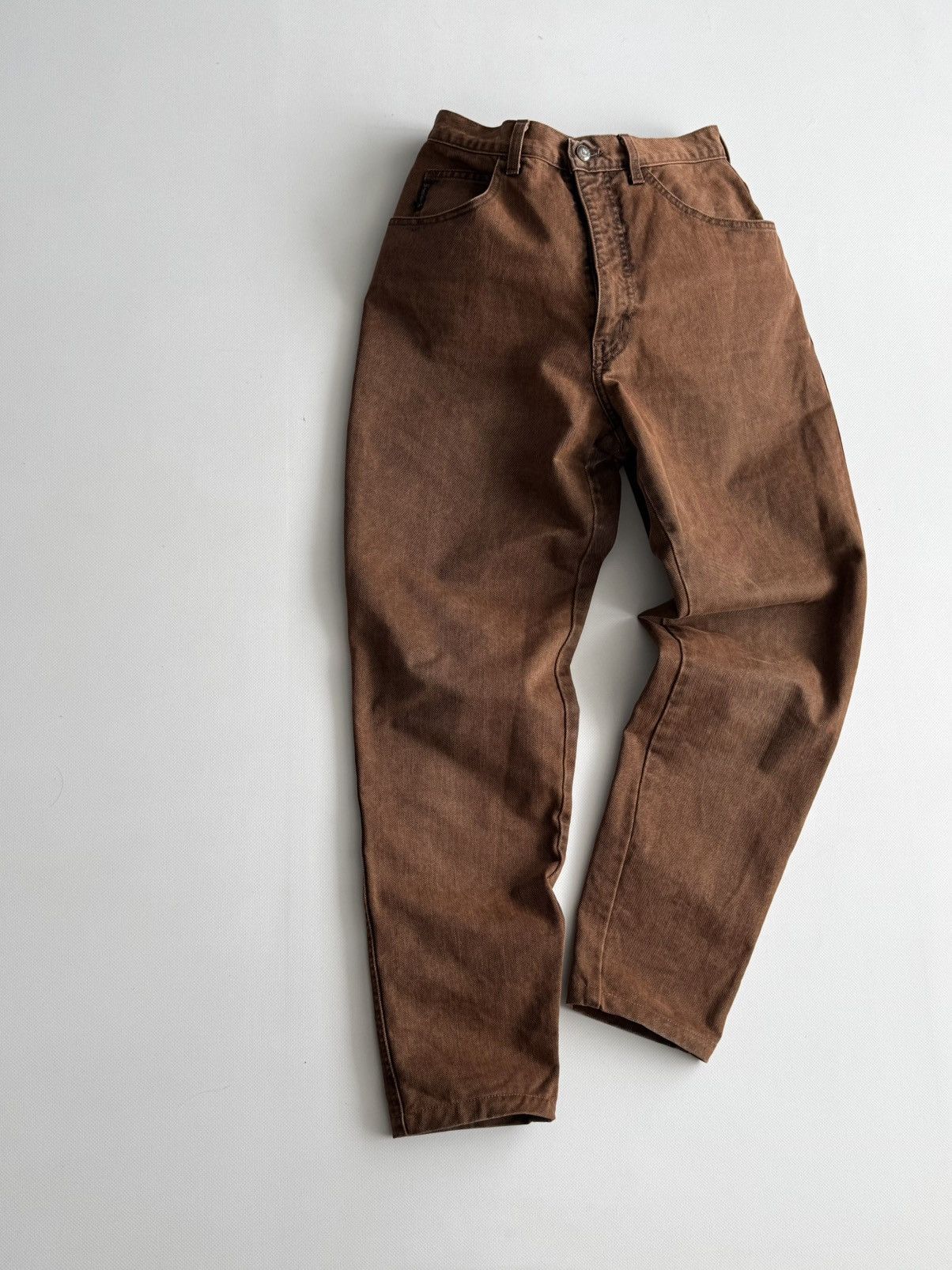 Armani Vintage 1990s Armani Jeans Copper Pants Size 30" / US 8 / IT 44 - 3 Thumbnail