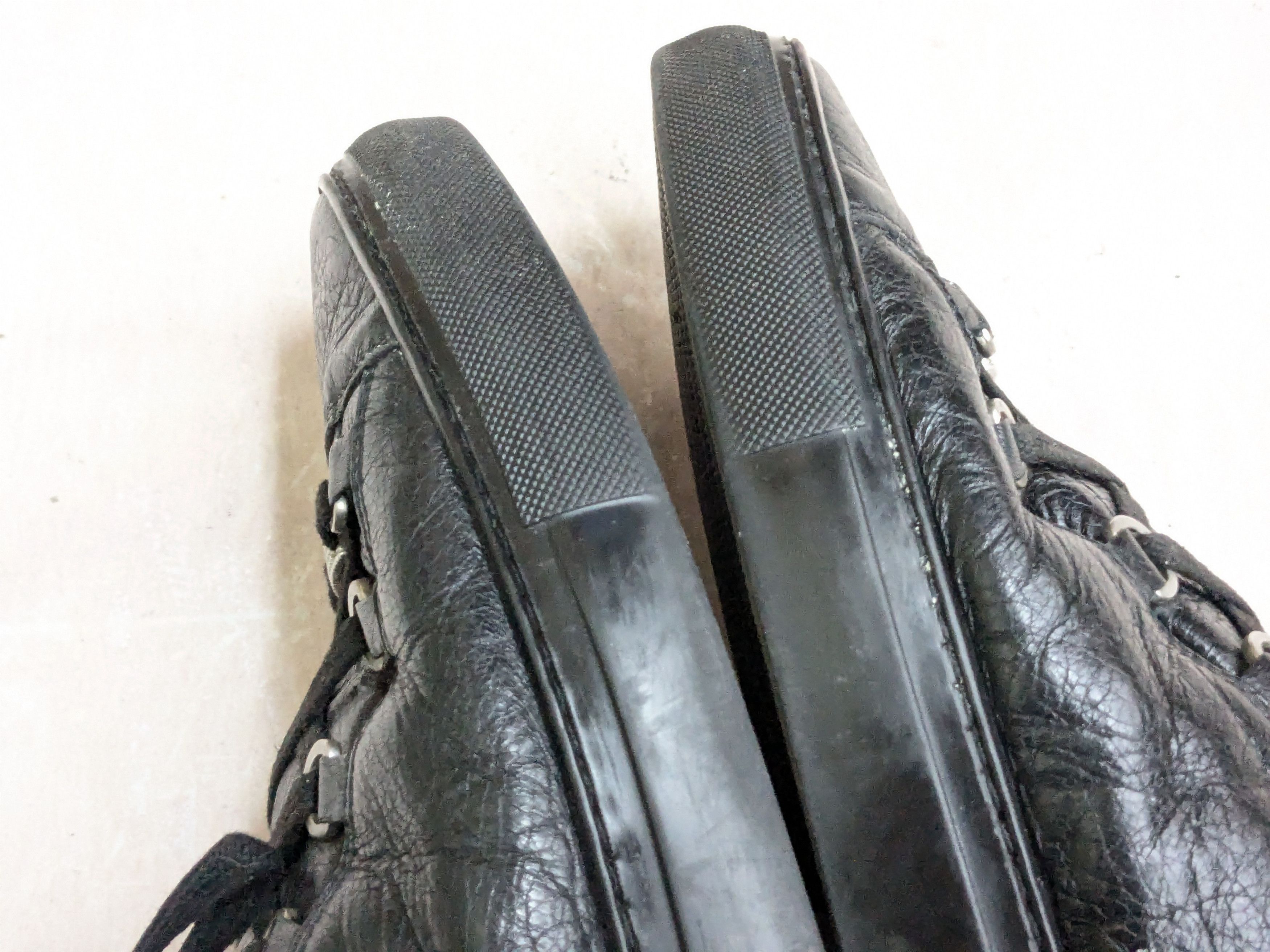 Balenciaga Balenciaga Arena Black 12 High Tops Leather Size US 12 / EU 45 - 5 Thumbnail