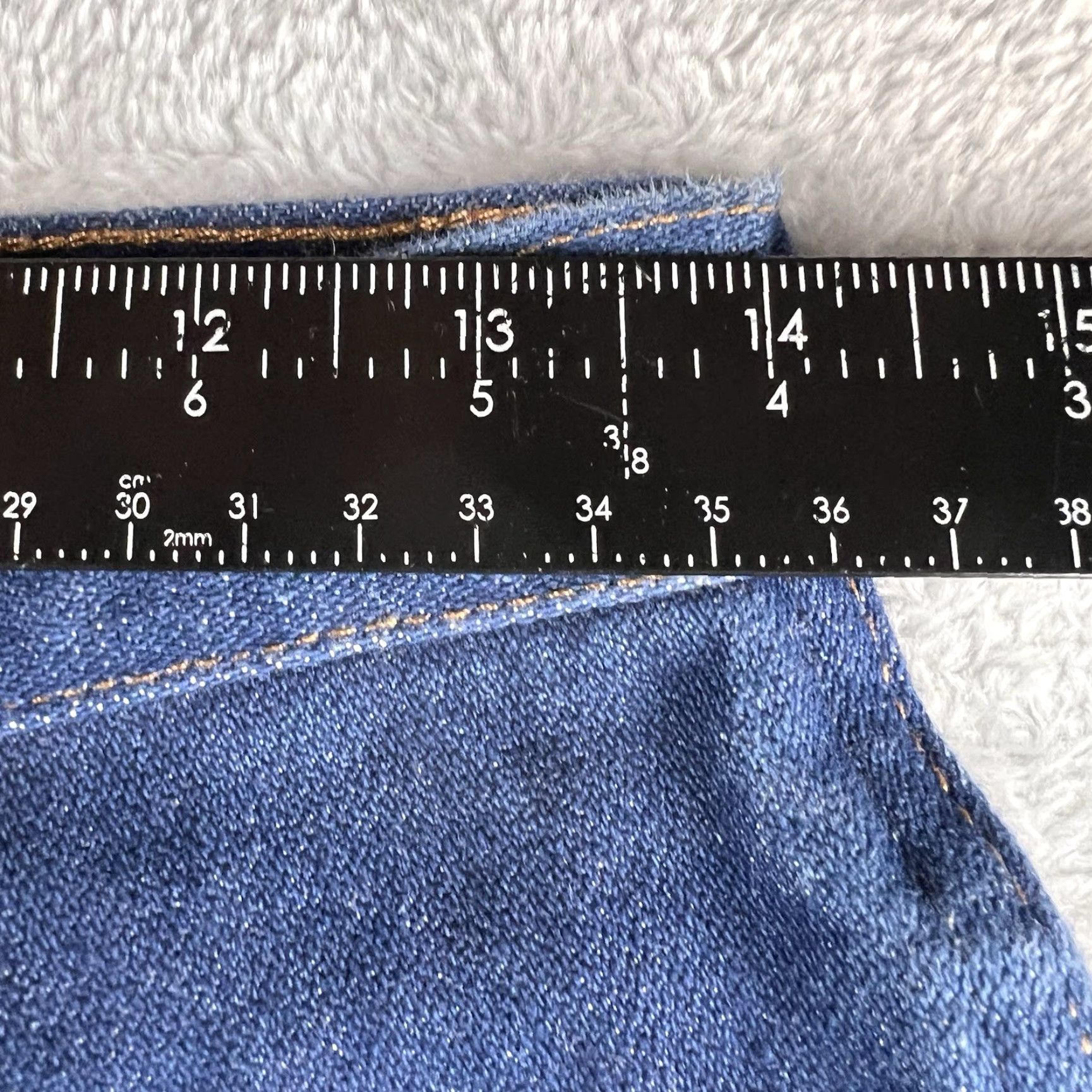 Wrangler VINTAGE Wrangler 936DEN Cowboy Cut Jeans 29x30 Slim Blue Denim 5-Pocket Mens Wrangler Cowboy Cut Size US 29 - 3 Thumbnail